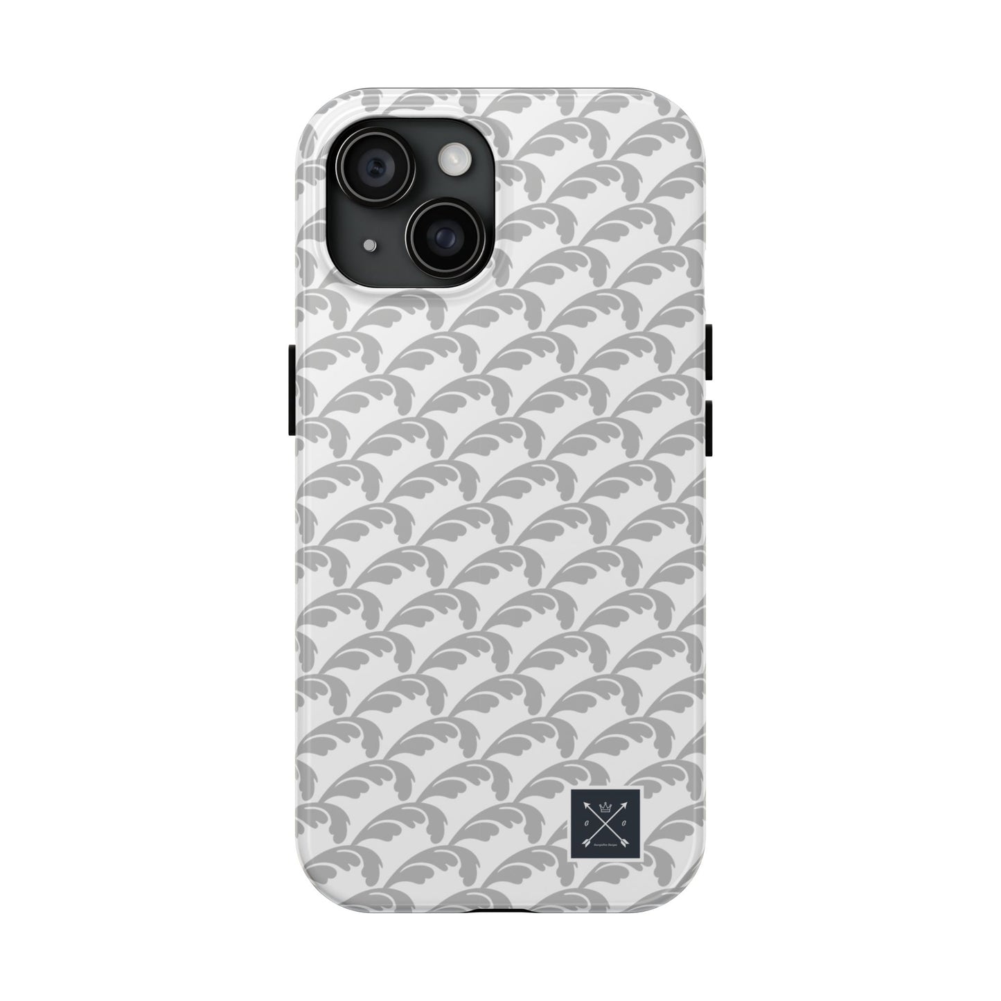 Beautiful Beloved Flourish (white/silver) - Tough Phone Cases