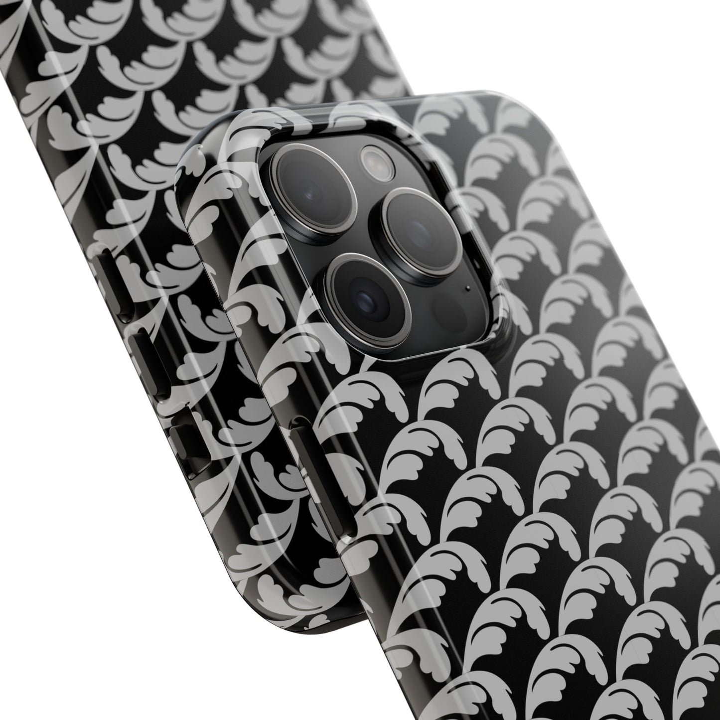 Beautiful Beloved One Flourish (silver/black) - Tough Phone Cases