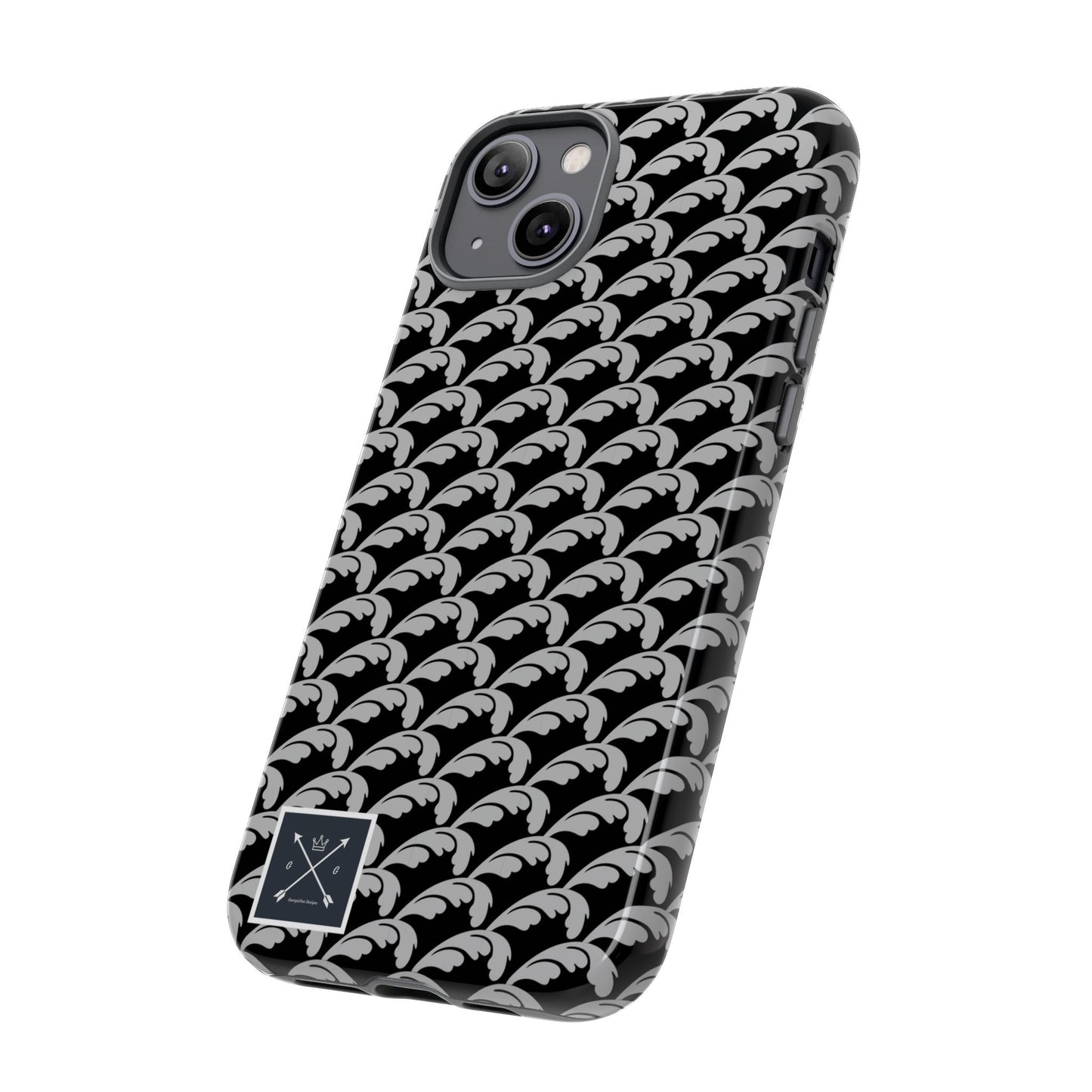 Beautiful Beloved One Flourish (black/silver) - Tough Phone Cases