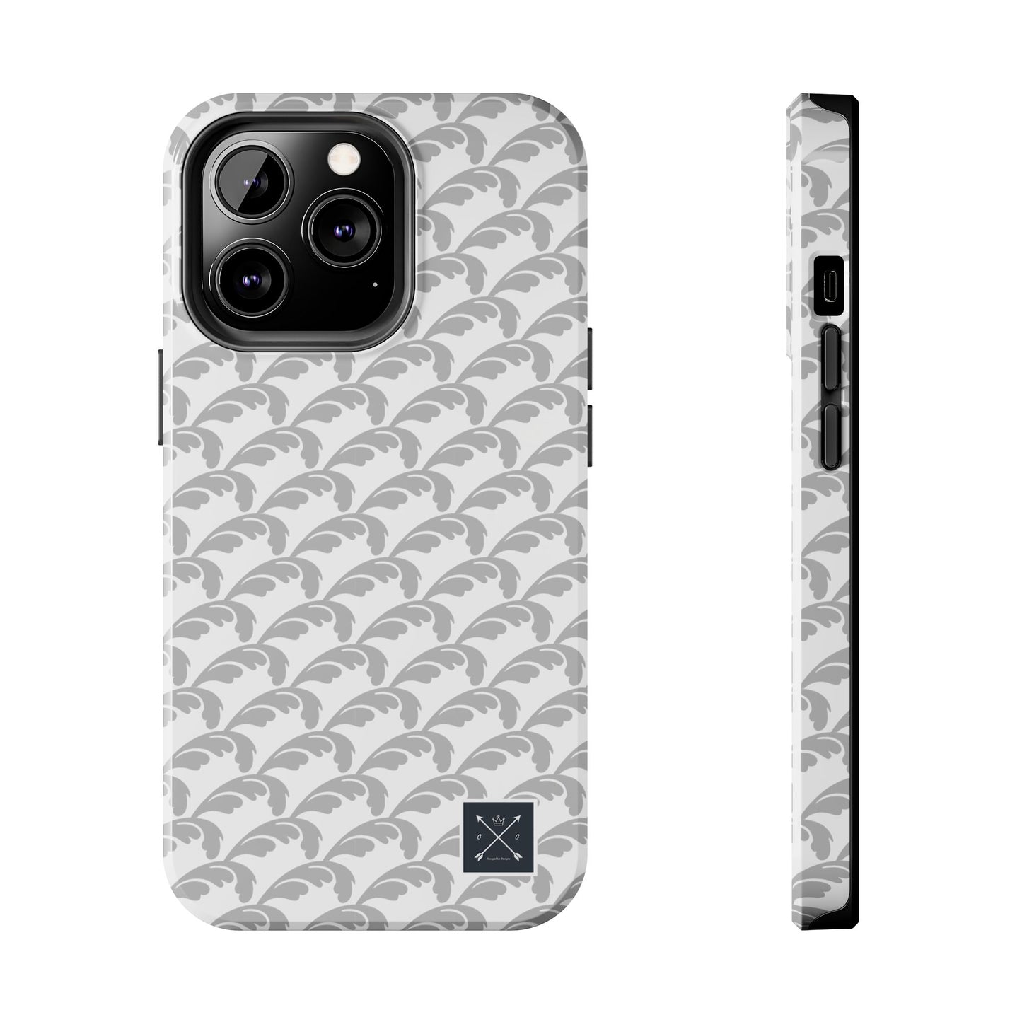 Beautiful Beloved Flourish (white/silver) - Tough Phone Cases