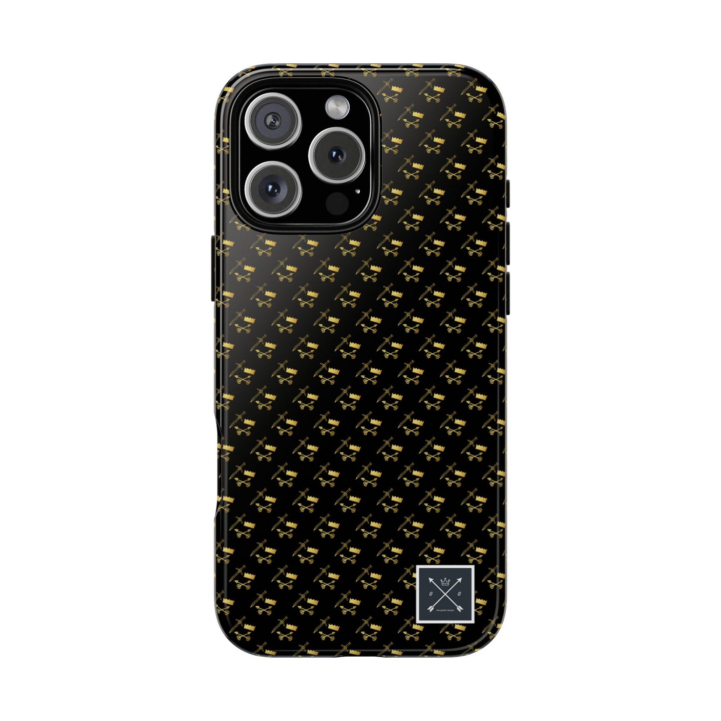 Gold and Bold Warrior Pattern - Tough Phone Cases