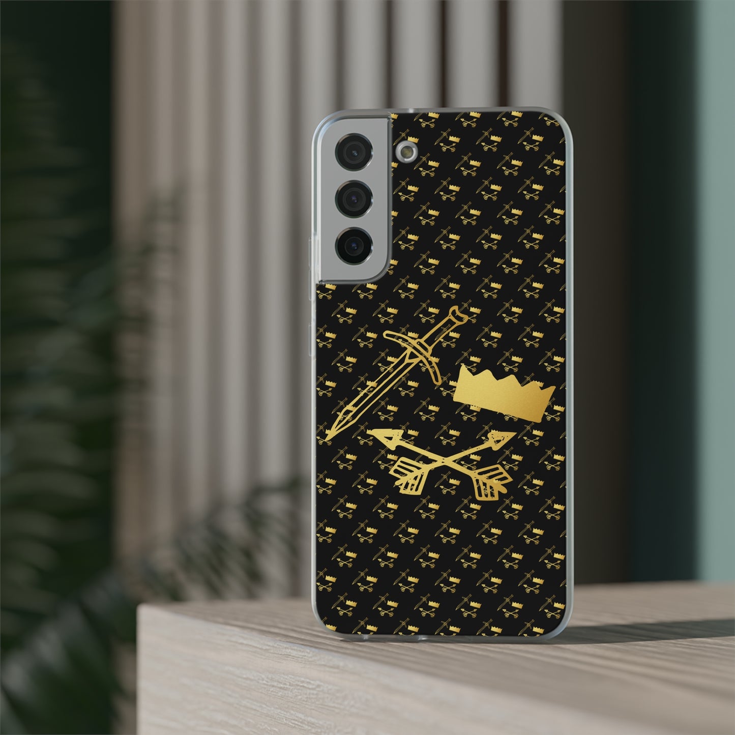 Gold and Bold Warrior - Flexi  Phone Cases