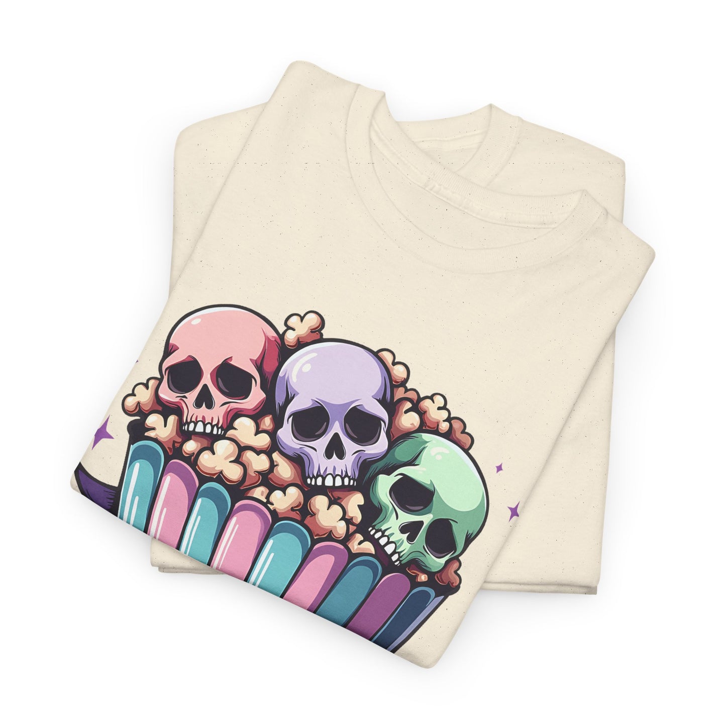 Horror Movies Popcorn Bucket - Unisex Heavy Cotton Tee