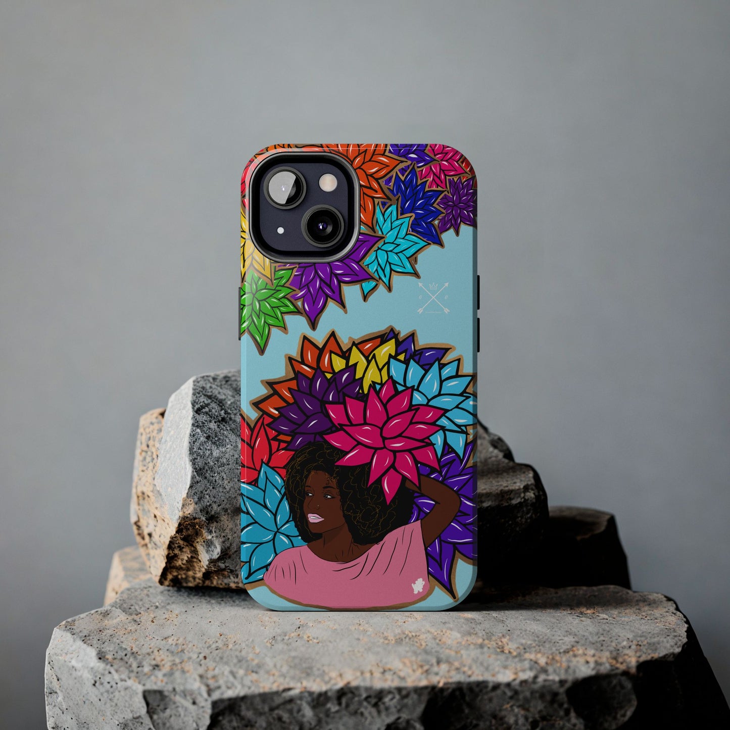 Beauty with Flowers - Tough Phone Cases