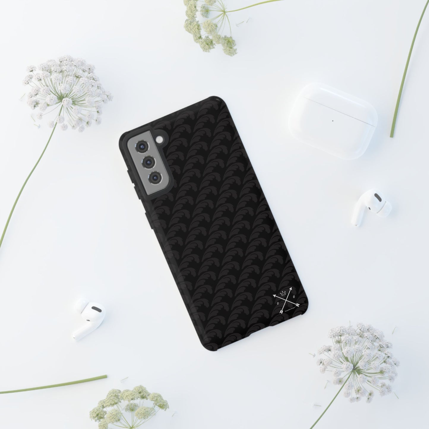Beautiful Beloved One Flourish - Tough Phone Cases (black/black)