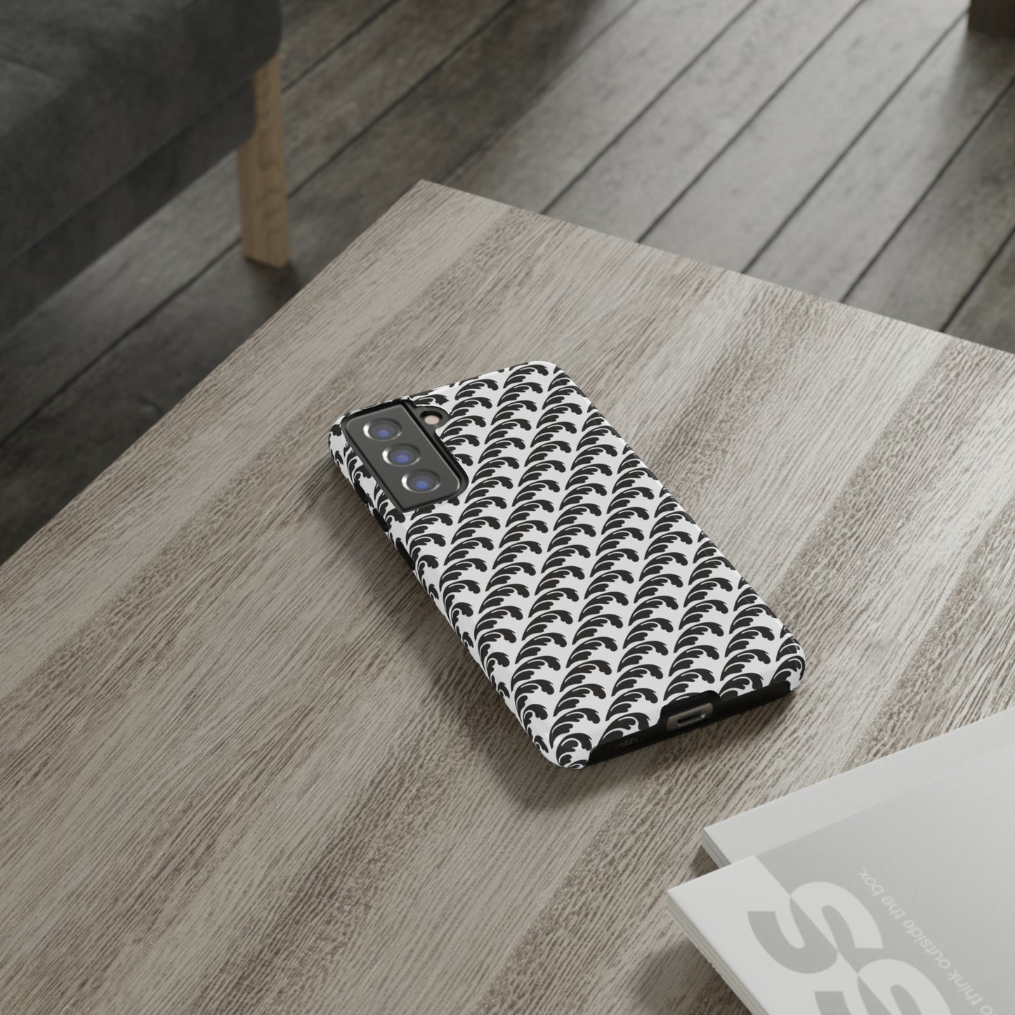Beautiful Beloved One Flourish (black/white) - Tough Phone Cases