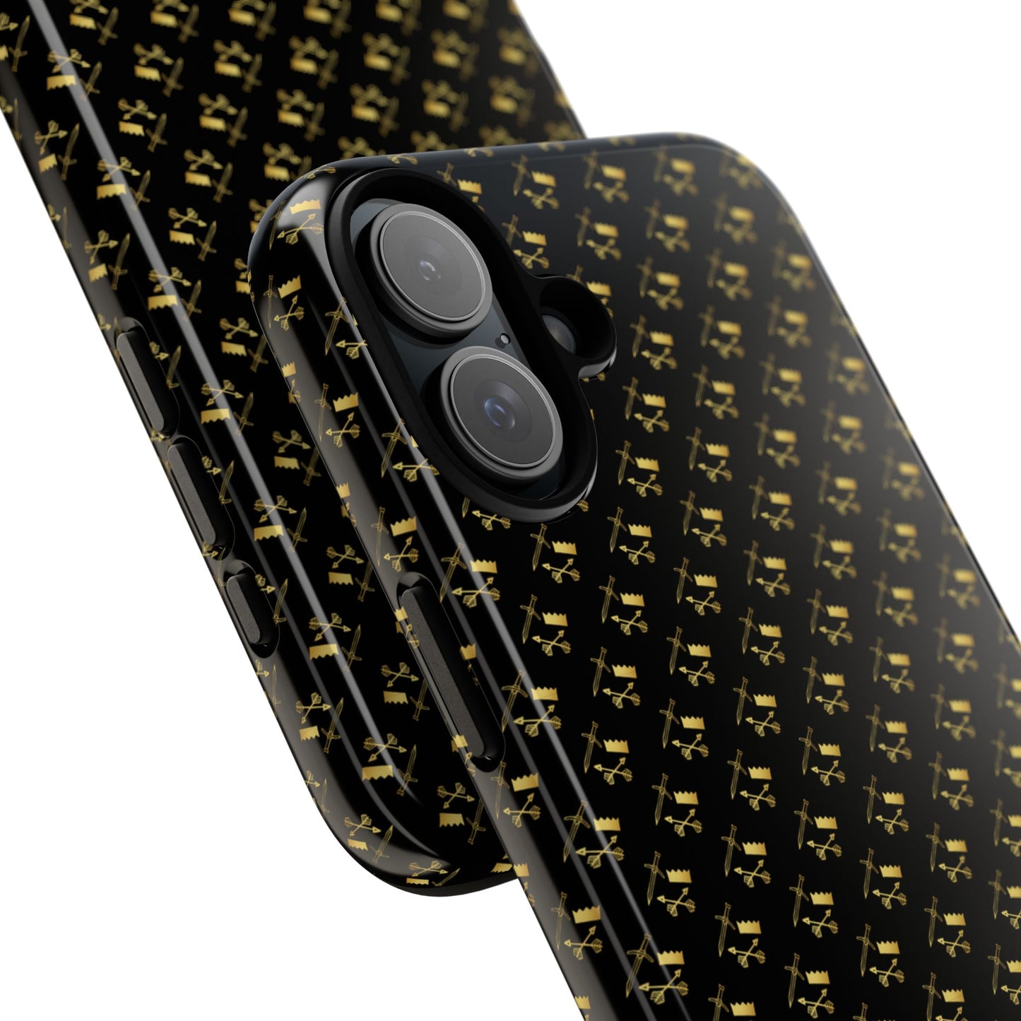 Gold and Bold Warrior Pattern - Tough Phone Cases