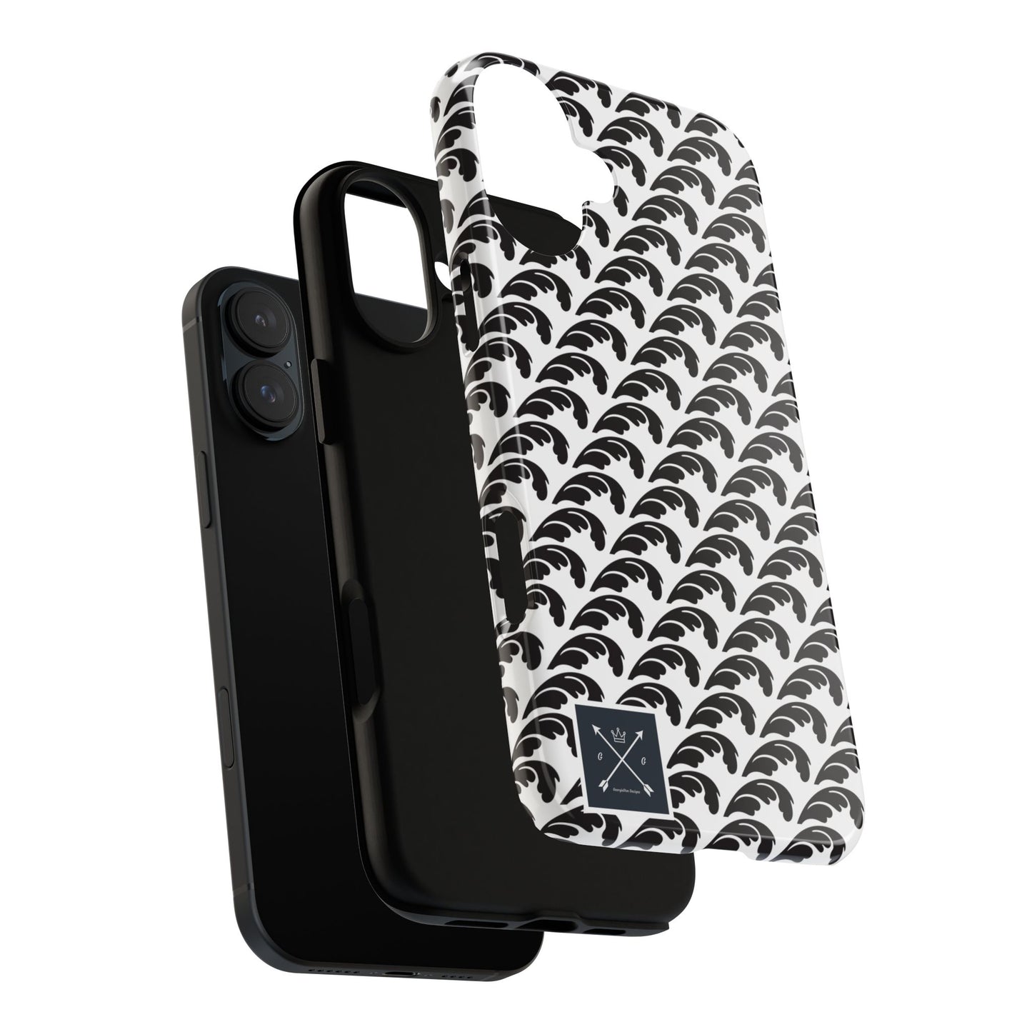 Beautiful Beloved One Flourish (black/white) - Tough Phone Cases