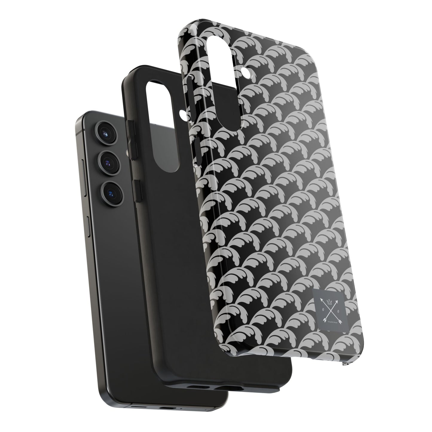 Beautiful Beloved One Flourish (silver/black) - Tough Phone Cases