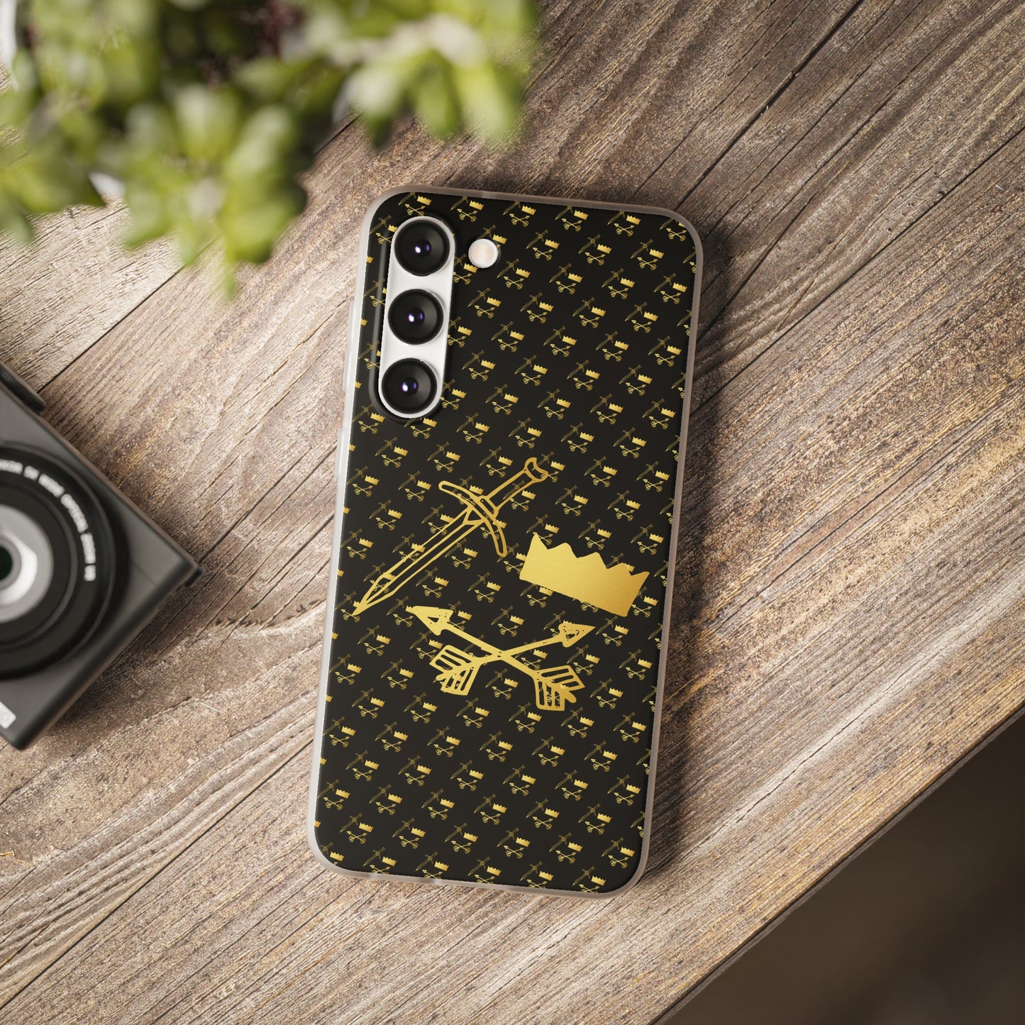 Gold and Bold Warrior - Flexi  Phone Cases