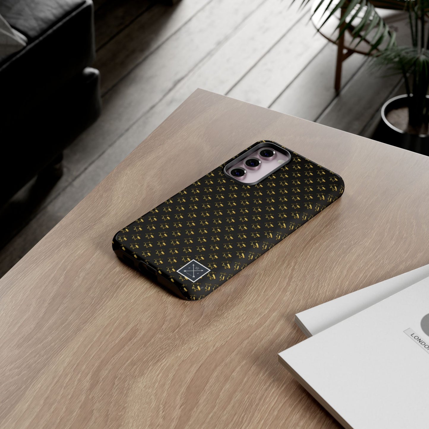 Gold and Bold Warrior Pattern - Tough Phone Cases