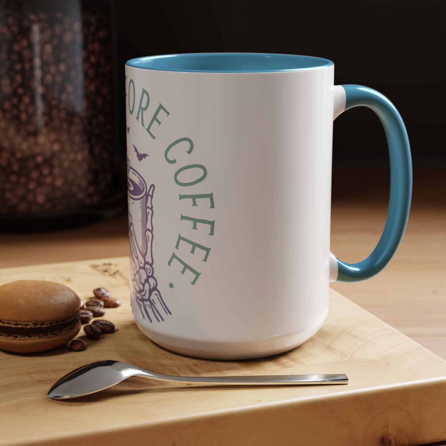 Nightmare Before Coffee - Accent Coffee Mug (11, 15oz)