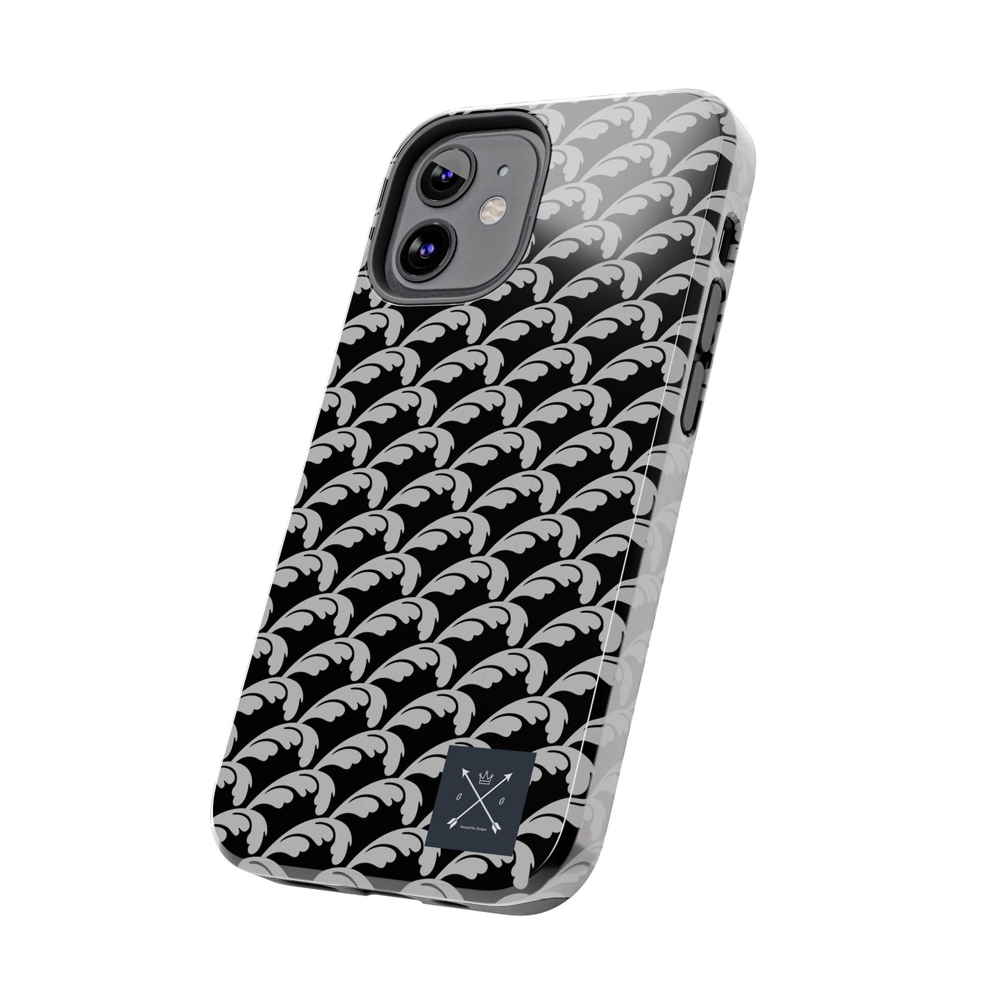 Beautiful Beloved One Flourish (silver/black) - Tough Phone Cases