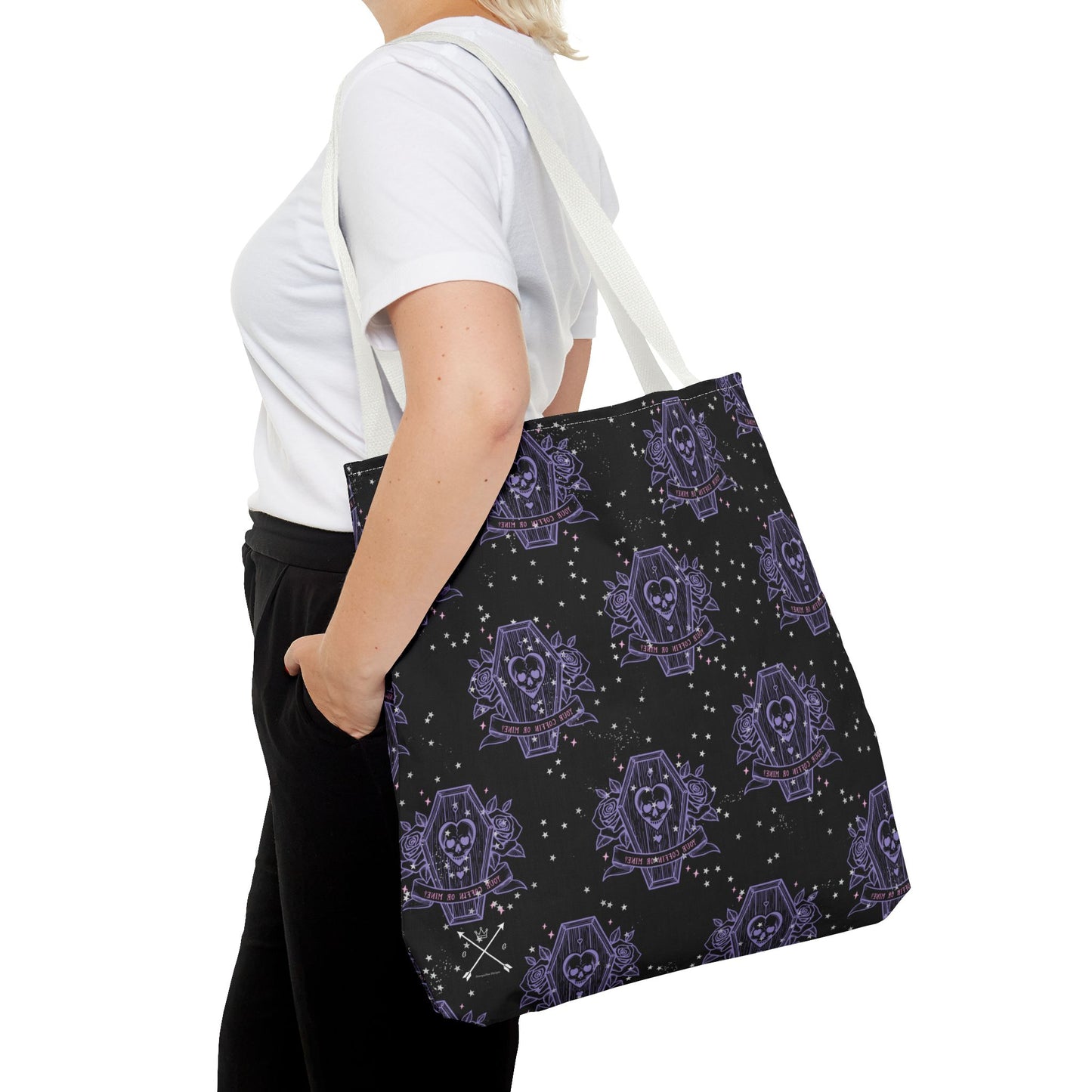 Your Coffin or Mine?(pattern) - Tote Bag (AOP)