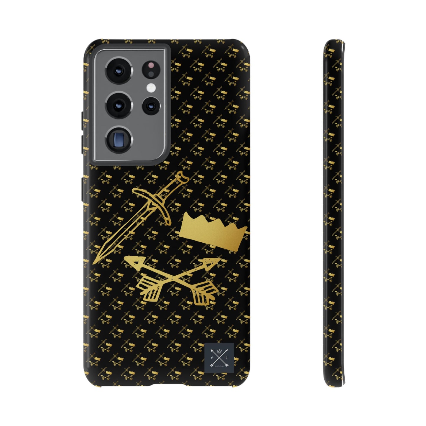 Gold and Bold Warrior - Tough Phone Cases