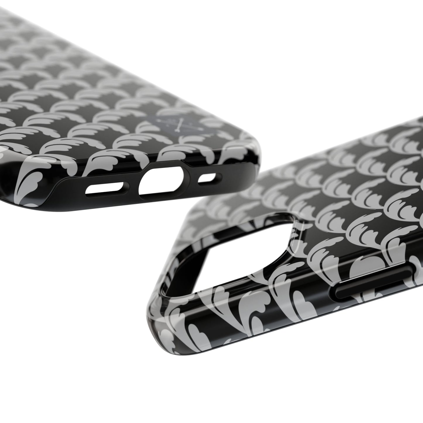 Beautiful Beloved One Flourish (silver/black) - Tough Phone Cases