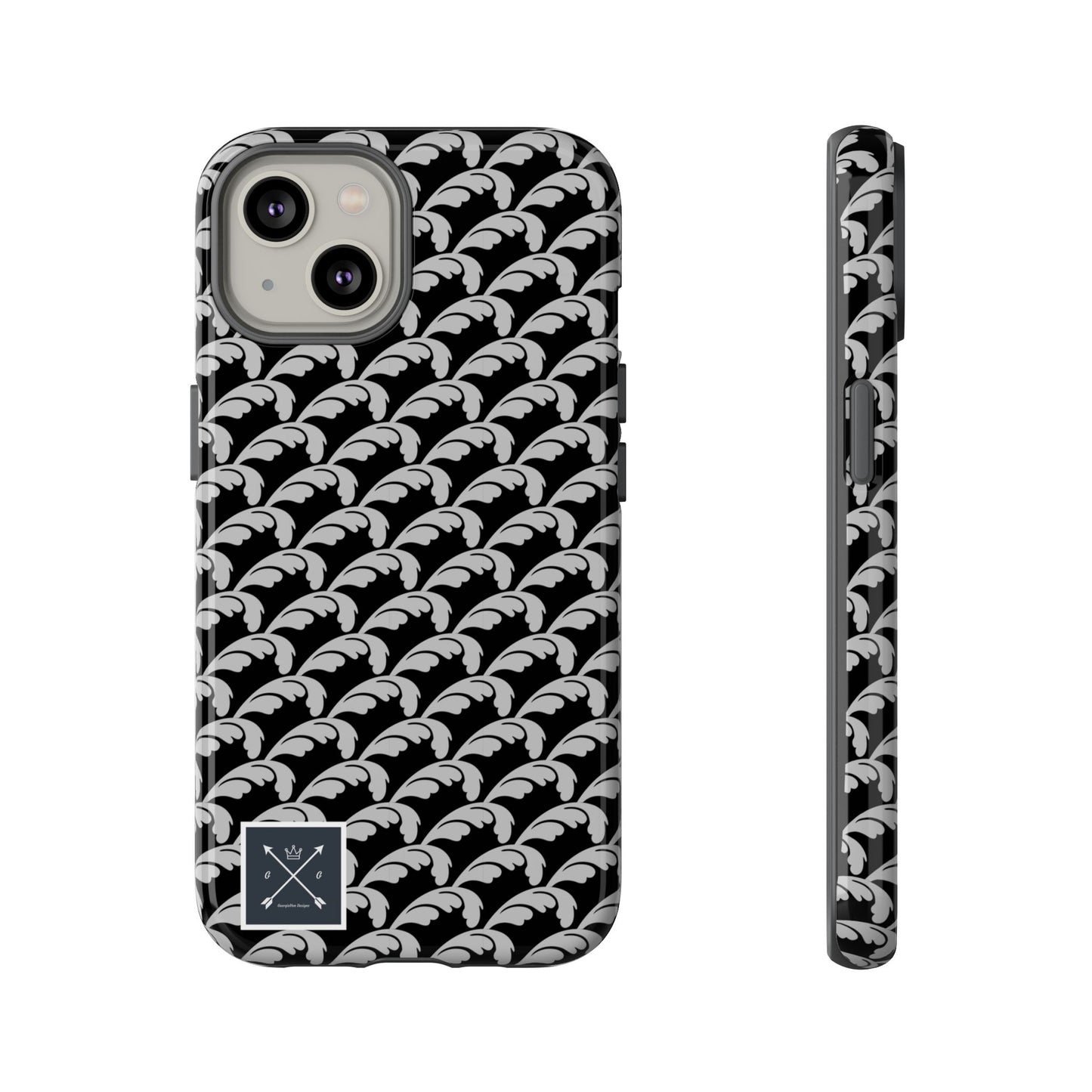 Beautiful Beloved One Flourish (black/silver) - Tough Phone Cases