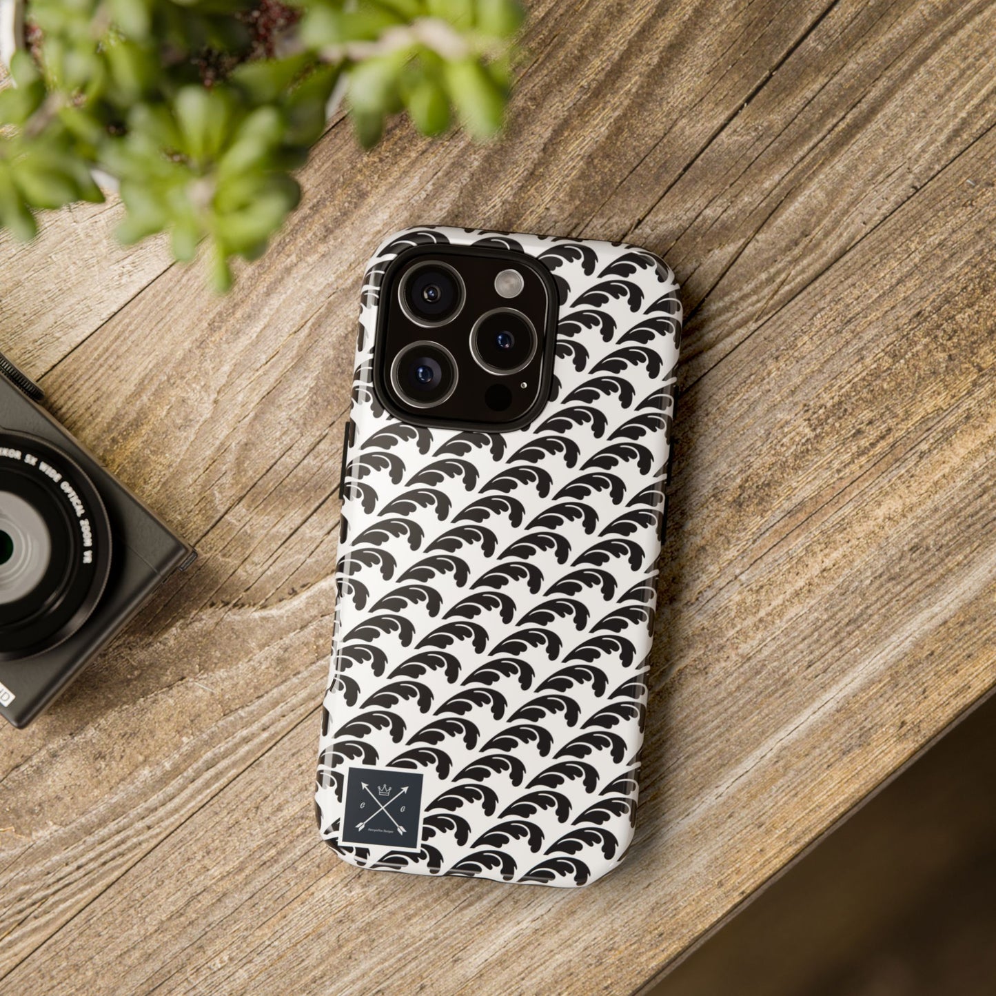 Beautiful Beloved One Flourish (black/white) - Tough Phone Cases