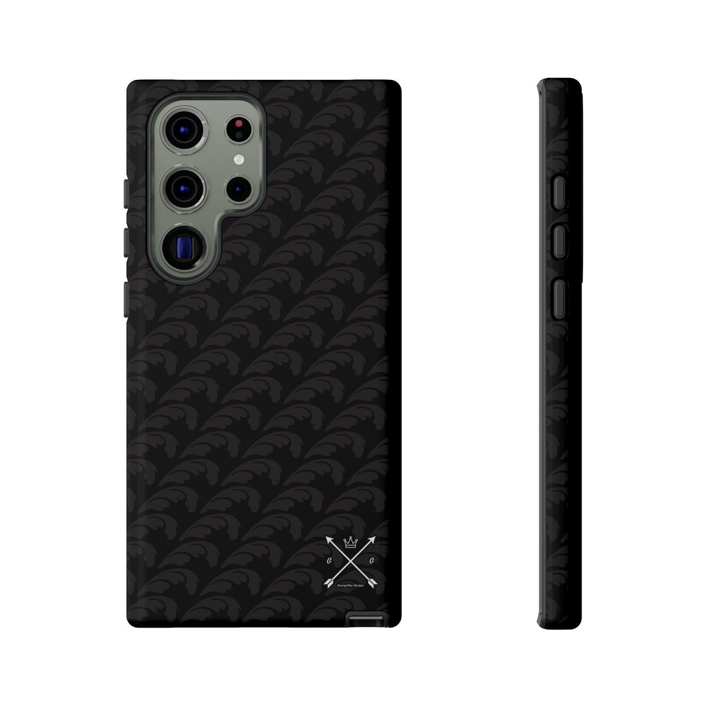 Beautiful Beloved One Flourish - Tough Phone Cases (black/black)