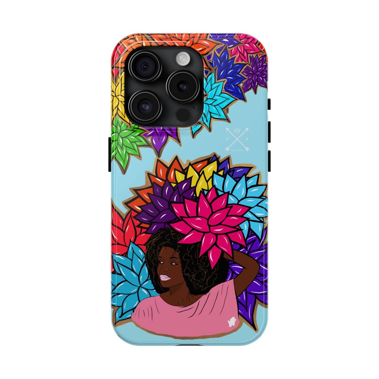 Beauty with Flowers - Tough Phone Cases