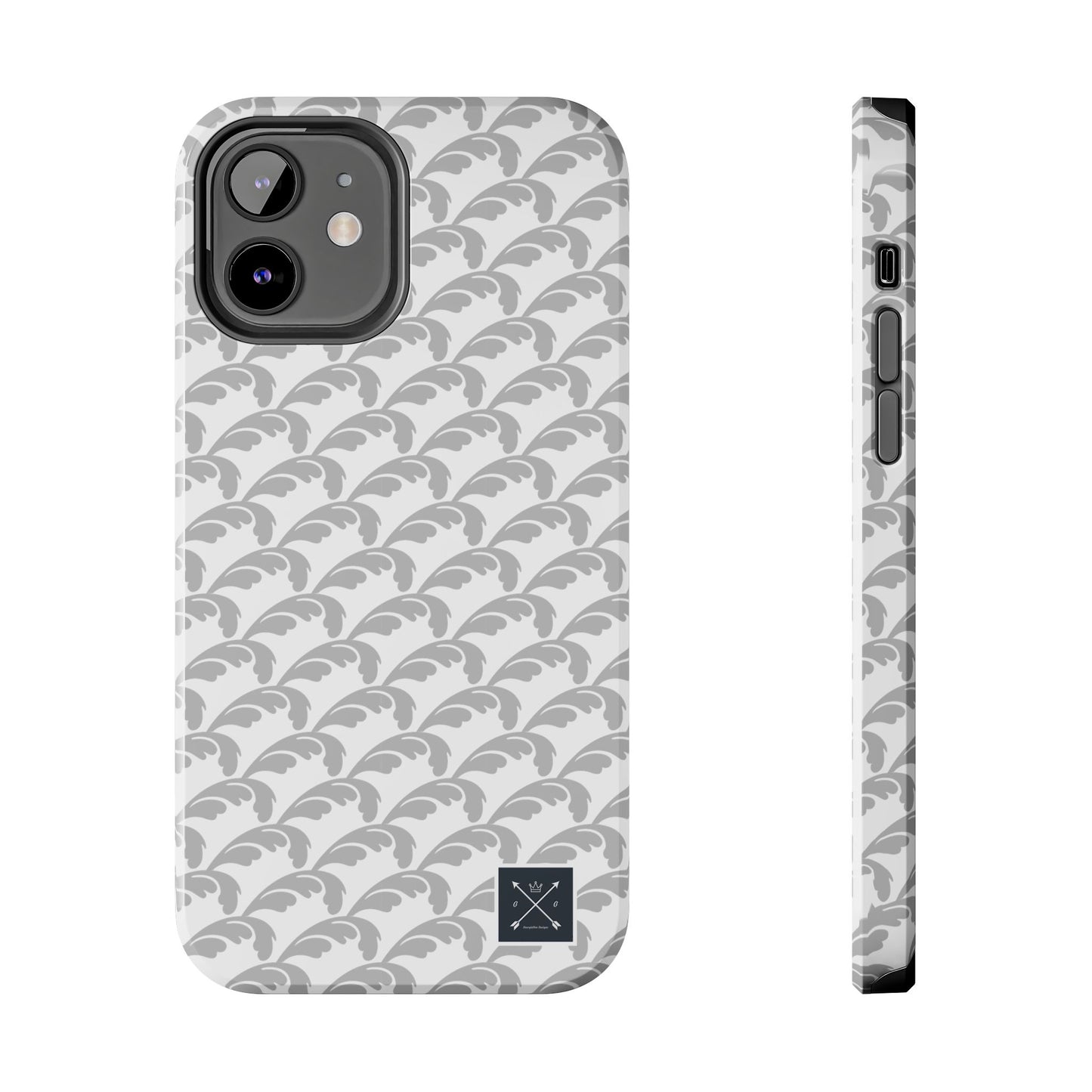 Beautiful Beloved Flourish (white/silver) - Tough Phone Cases