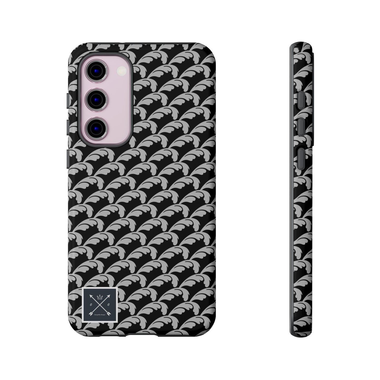 Beautiful Beloved One Flourish (black/silver) - Tough Phone Cases