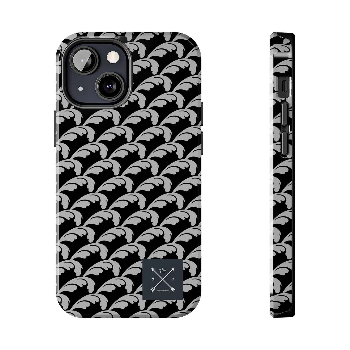 Beautiful Beloved One Flourish (silver/black) - Tough Phone Cases