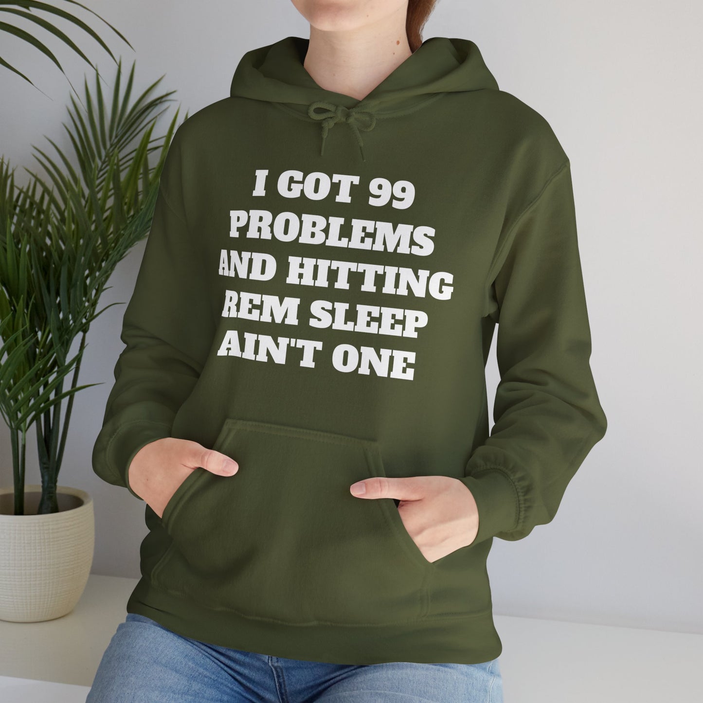 I Got 99 Problems and Hitting REM Sleep - Unisex Heavy Blend™- Hooded Sweatshirt