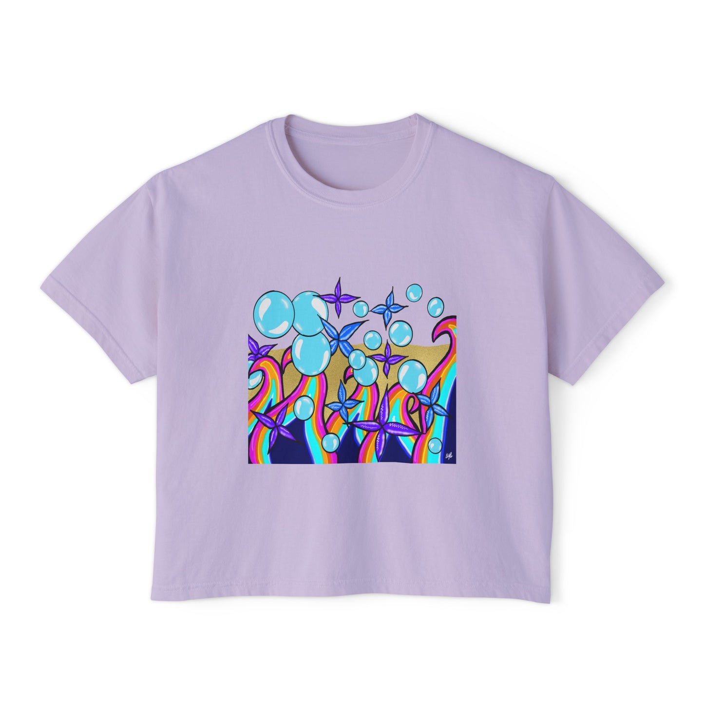 Bubble Rave - Women's Boxy Tee