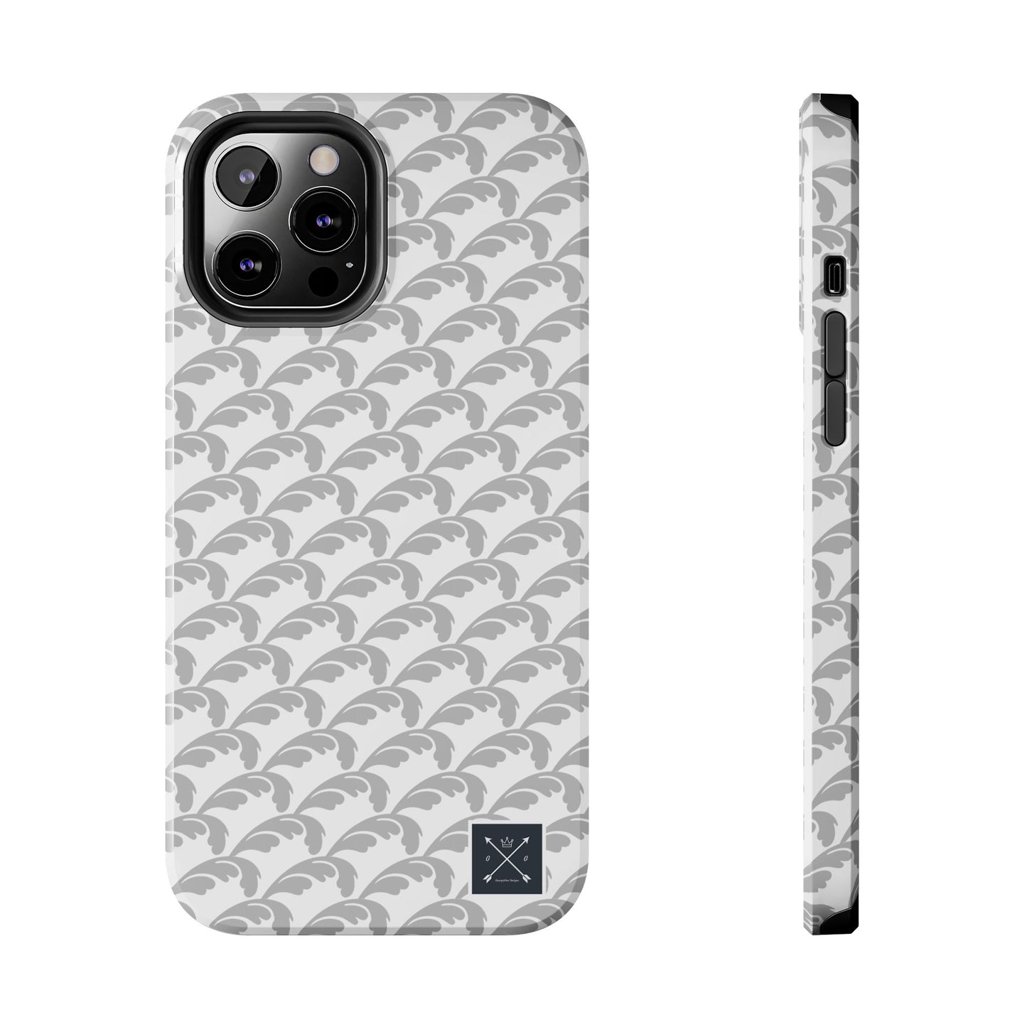 Beautiful Beloved Flourish (white/silver) - Tough Phone Cases