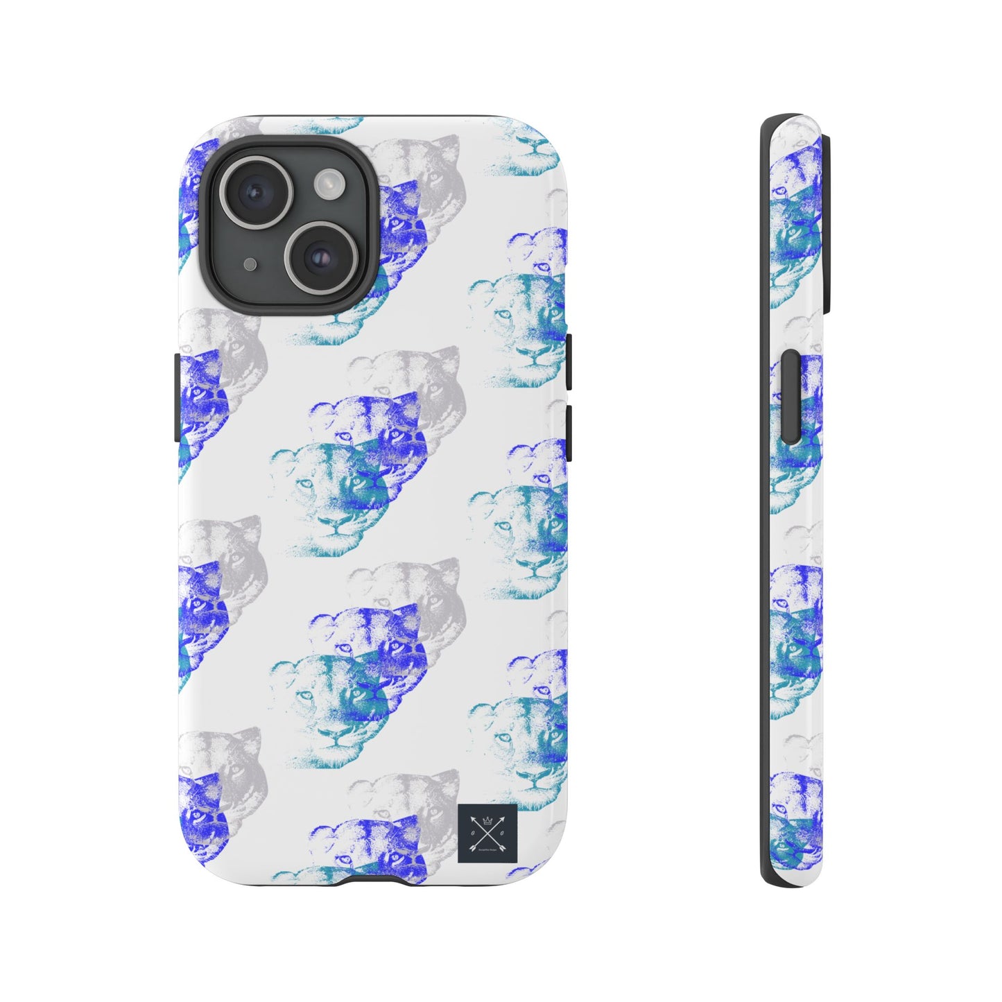 Lioness Arising (white/pattern) - Tough Phone Cases