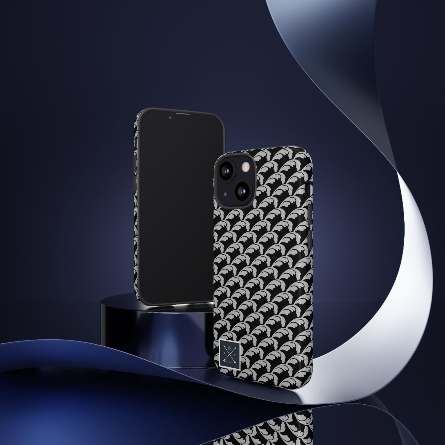Beautiful Beloved One Flourish (black/silver) - Tough Phone Cases