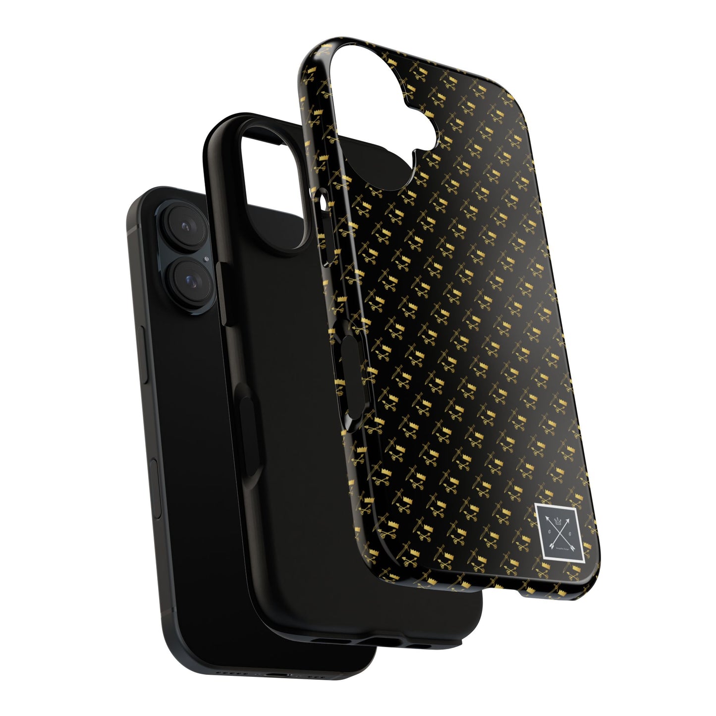 Gold and Bold Warrior Pattern - Tough Phone Cases