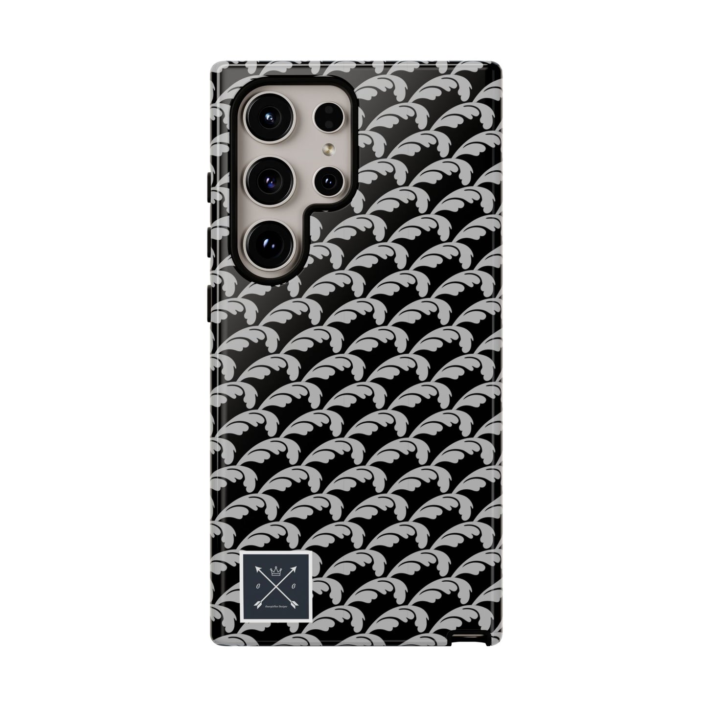 Beautiful Beloved One Flourish (black/silver) - Tough Phone Cases