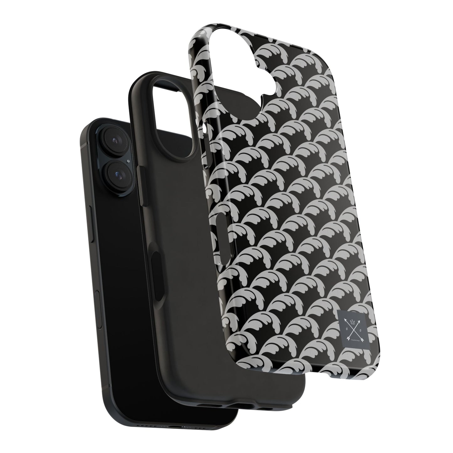 Beautiful Beloved One Flourish (silver/black) - Tough Phone Cases