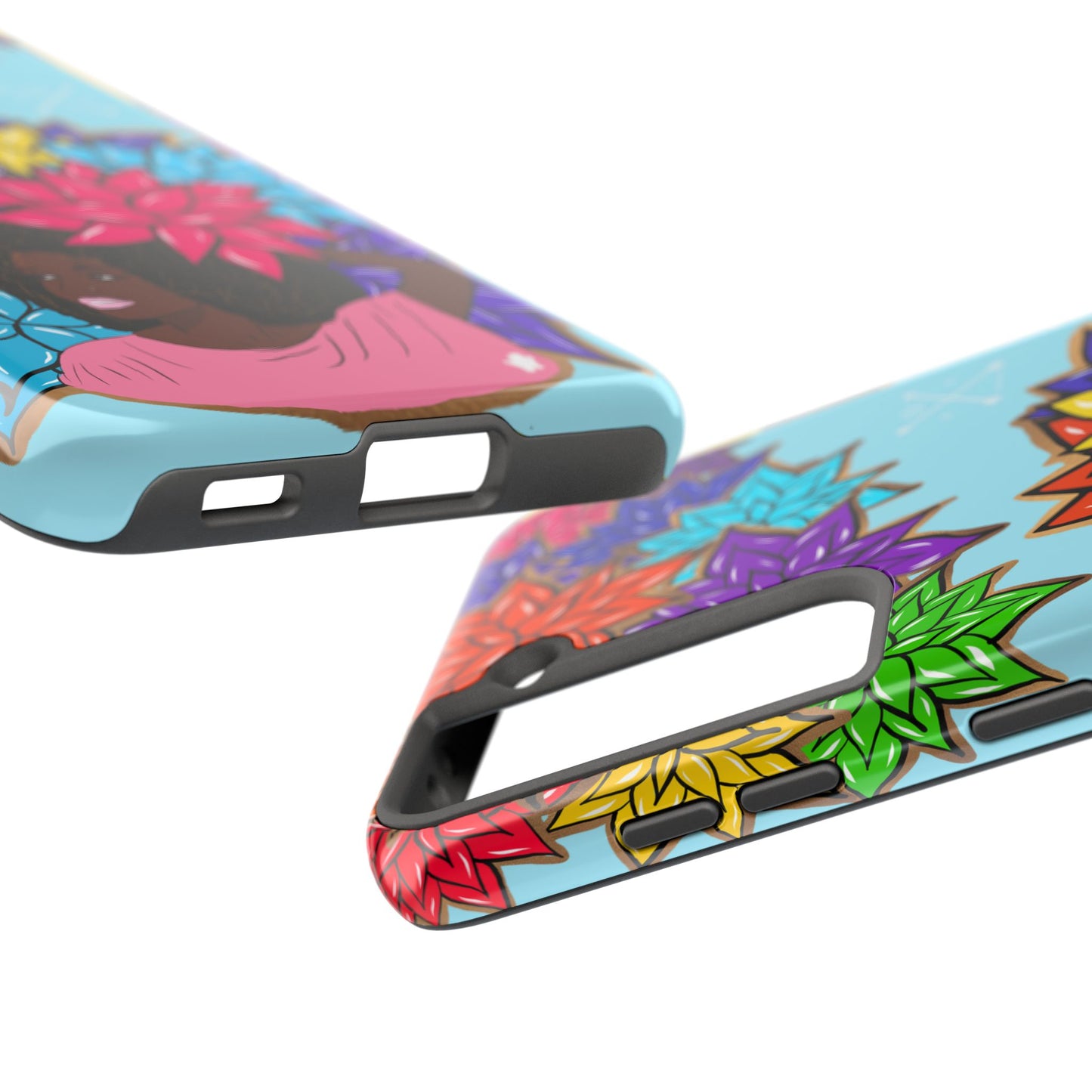 Beauty with Flowers - Tough Phone Cases