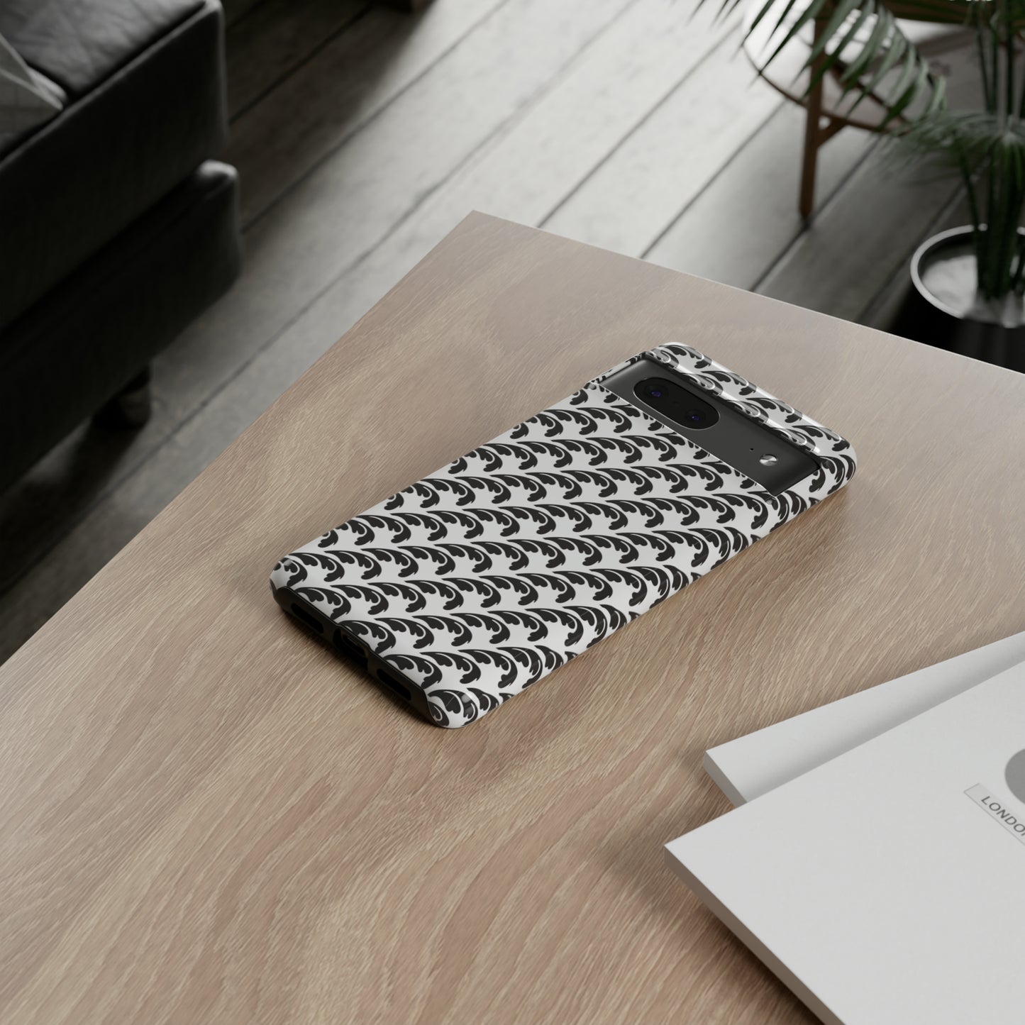 Beautiful Beloved One Flourish (black/white) - Tough Phone Cases