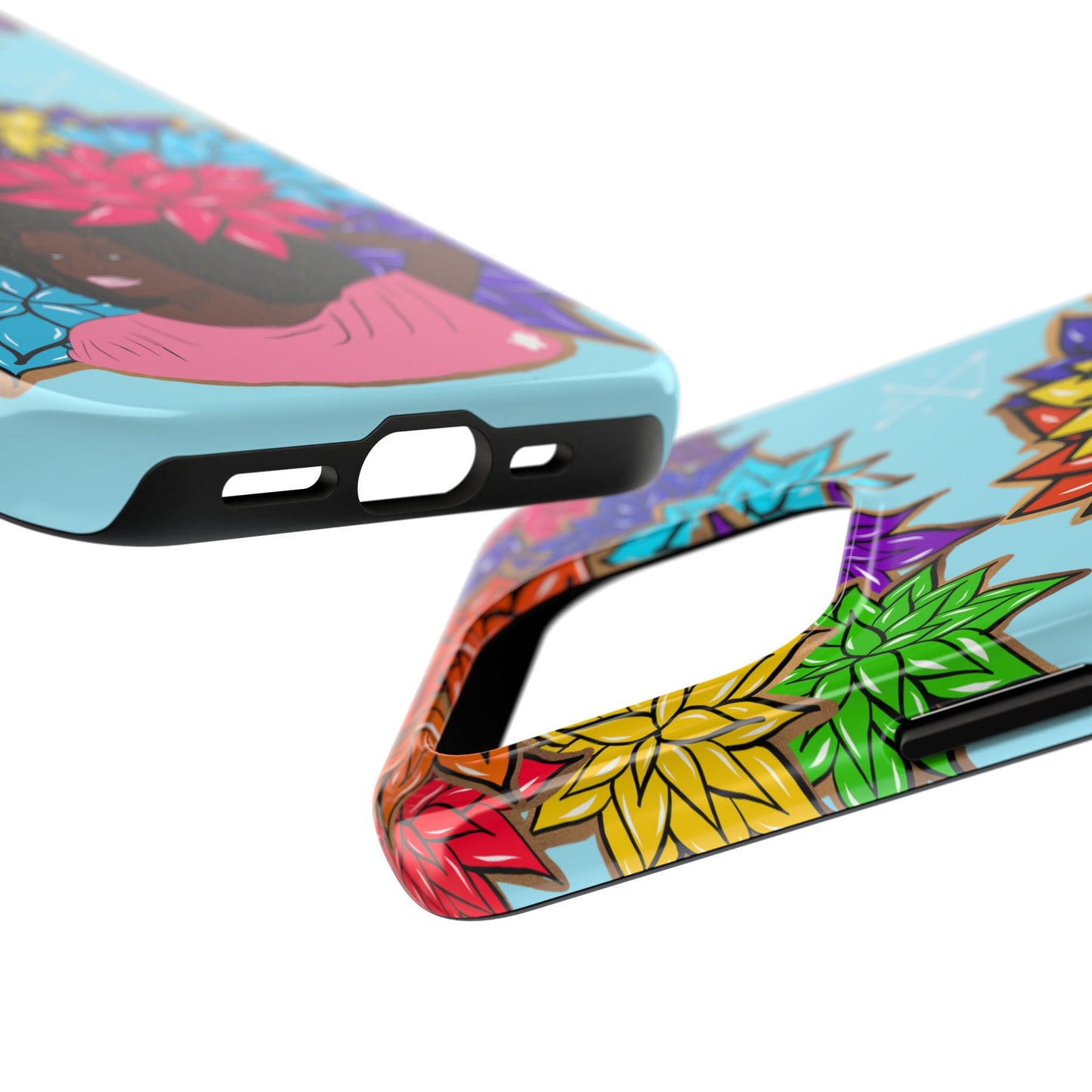 Beauty with Flowers - Tough Phone Cases