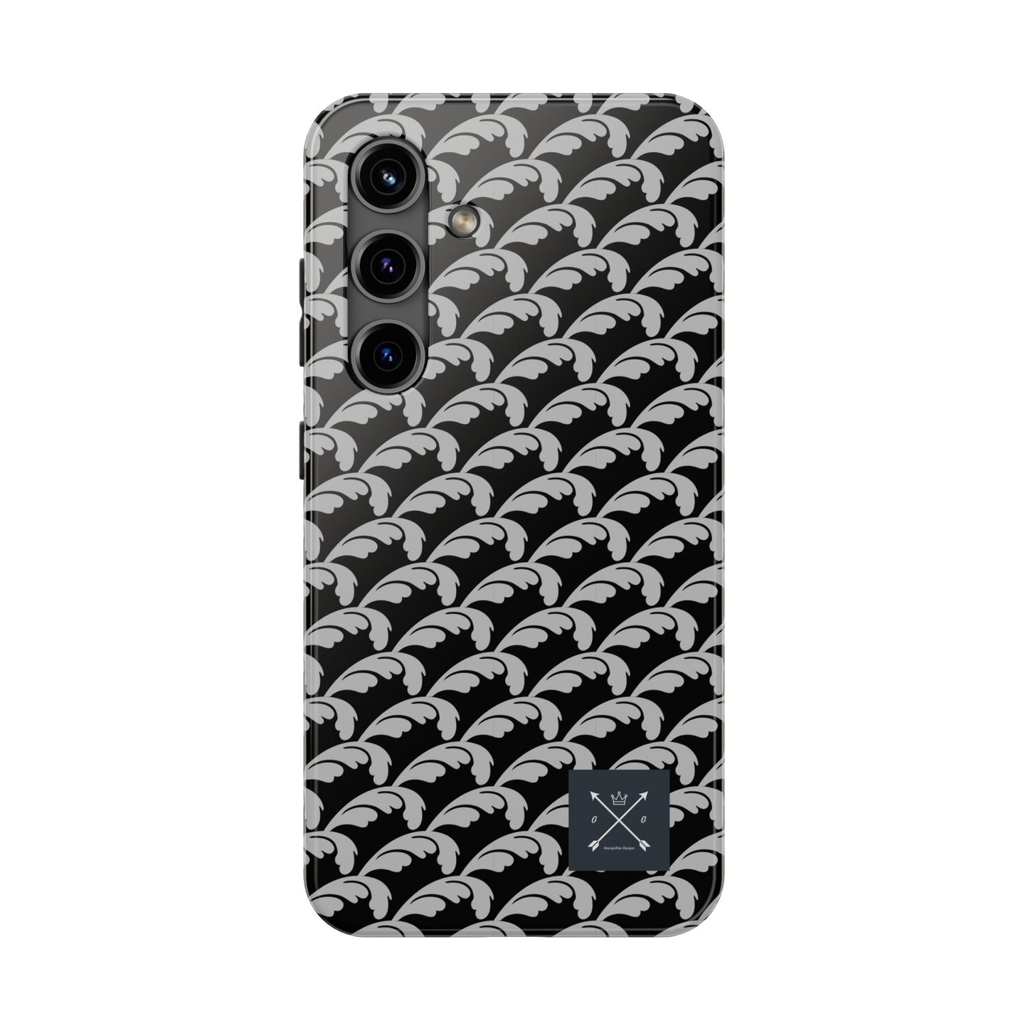 Beautiful Beloved One Flourish (silver/black) - Tough Phone Cases