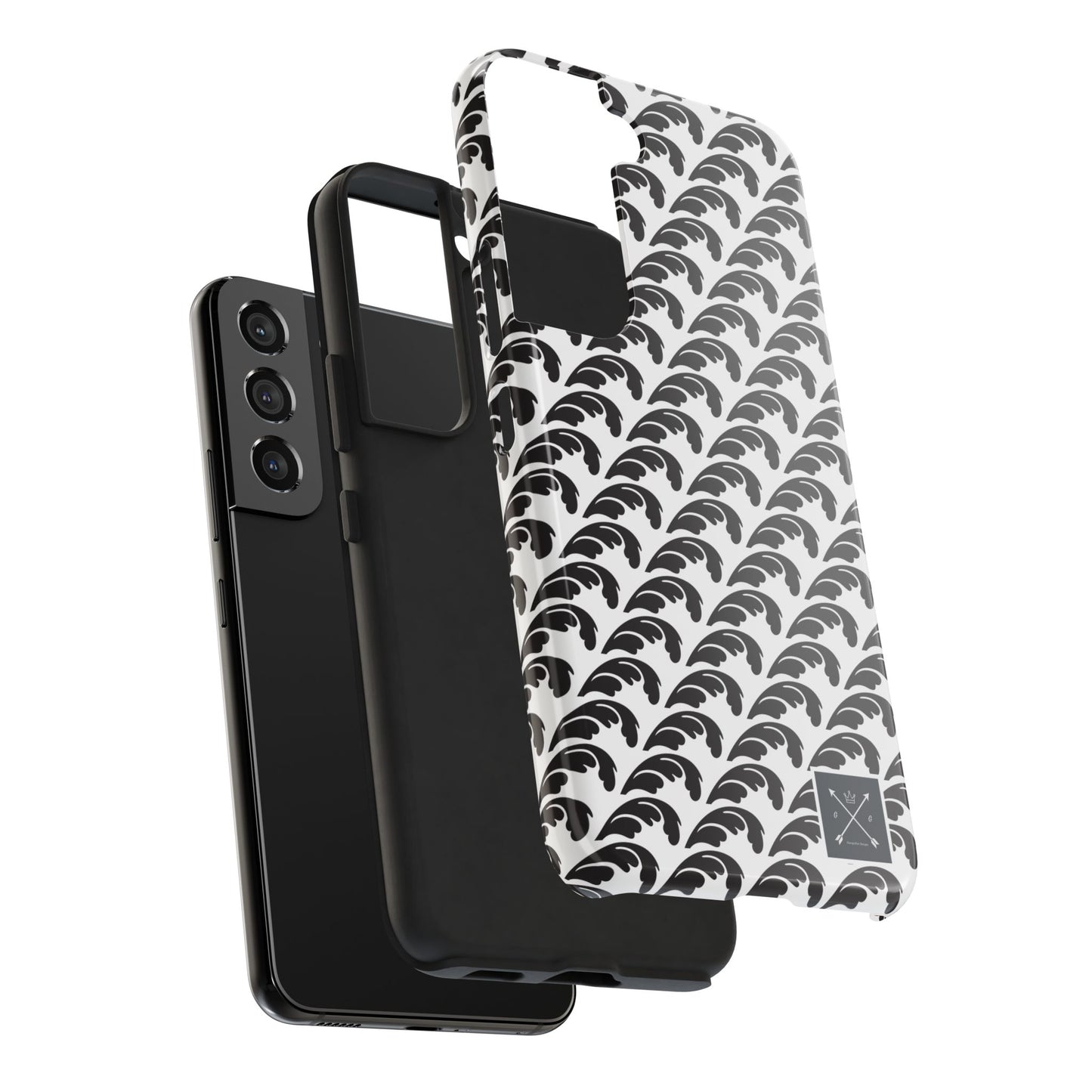 Beautiful Beloved One Flourish (black/white) - Tough Phone Cases