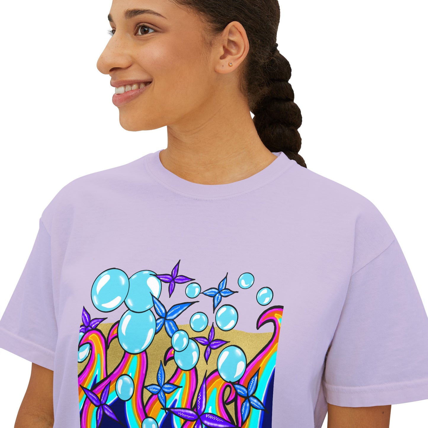 Bubble Rave - Women's Boxy Tee