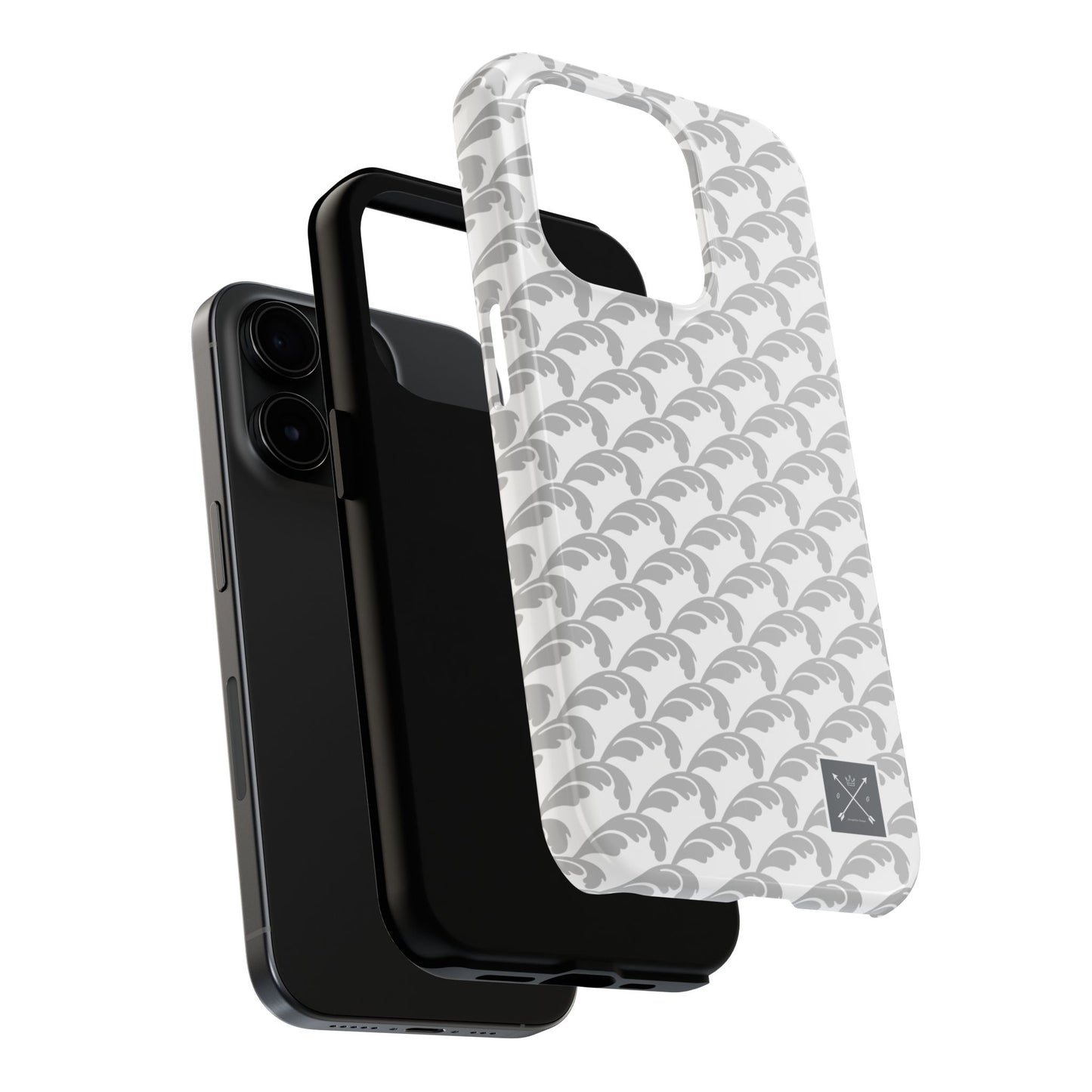 Beautiful Beloved Flourish (white/silver) - Tough Phone Cases