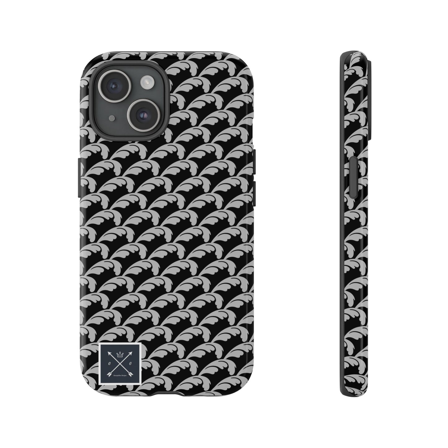 Beautiful Beloved One Flourish (black/silver) - Tough Phone Cases