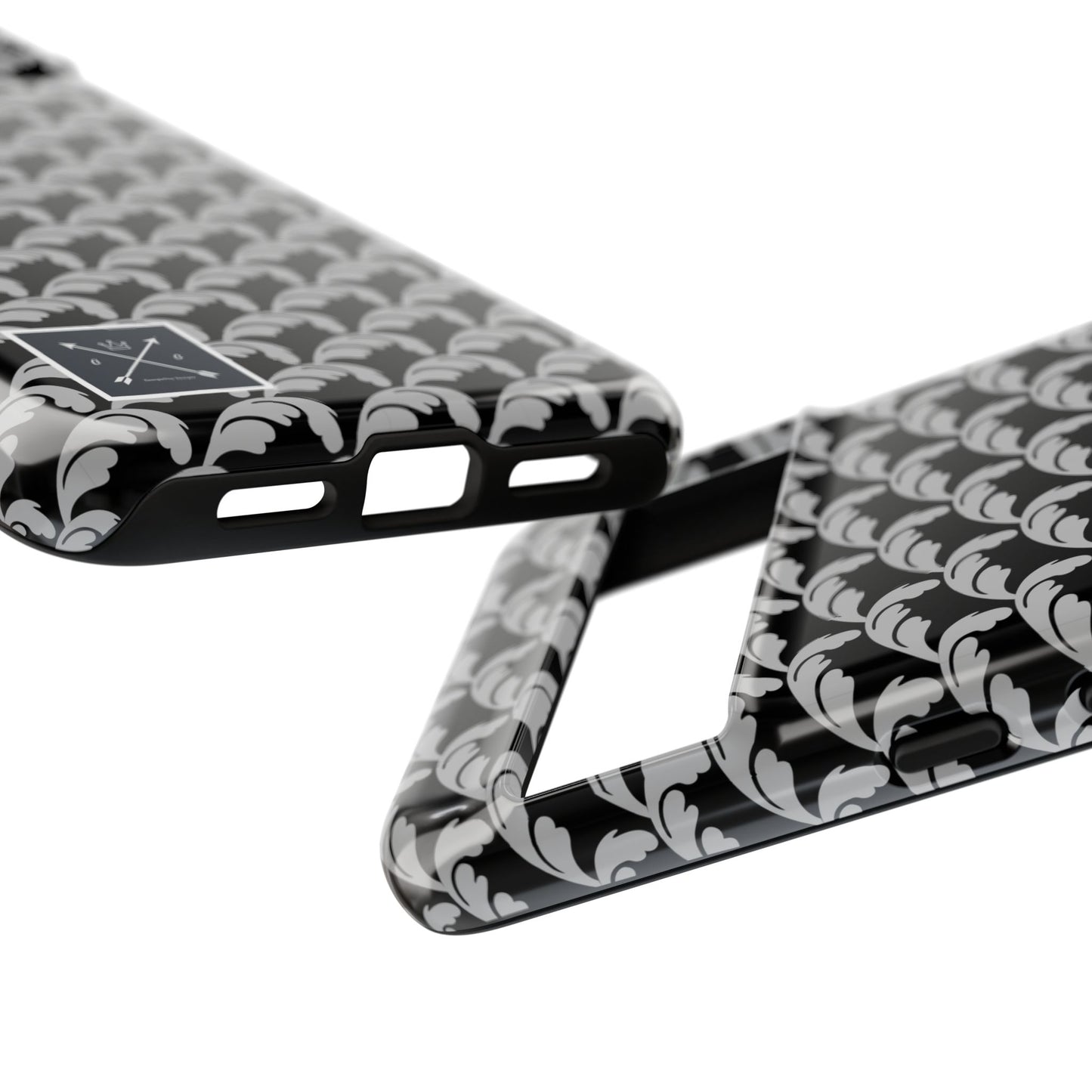 Beautiful Beloved One Flourish (black/silver) - Tough Phone Cases