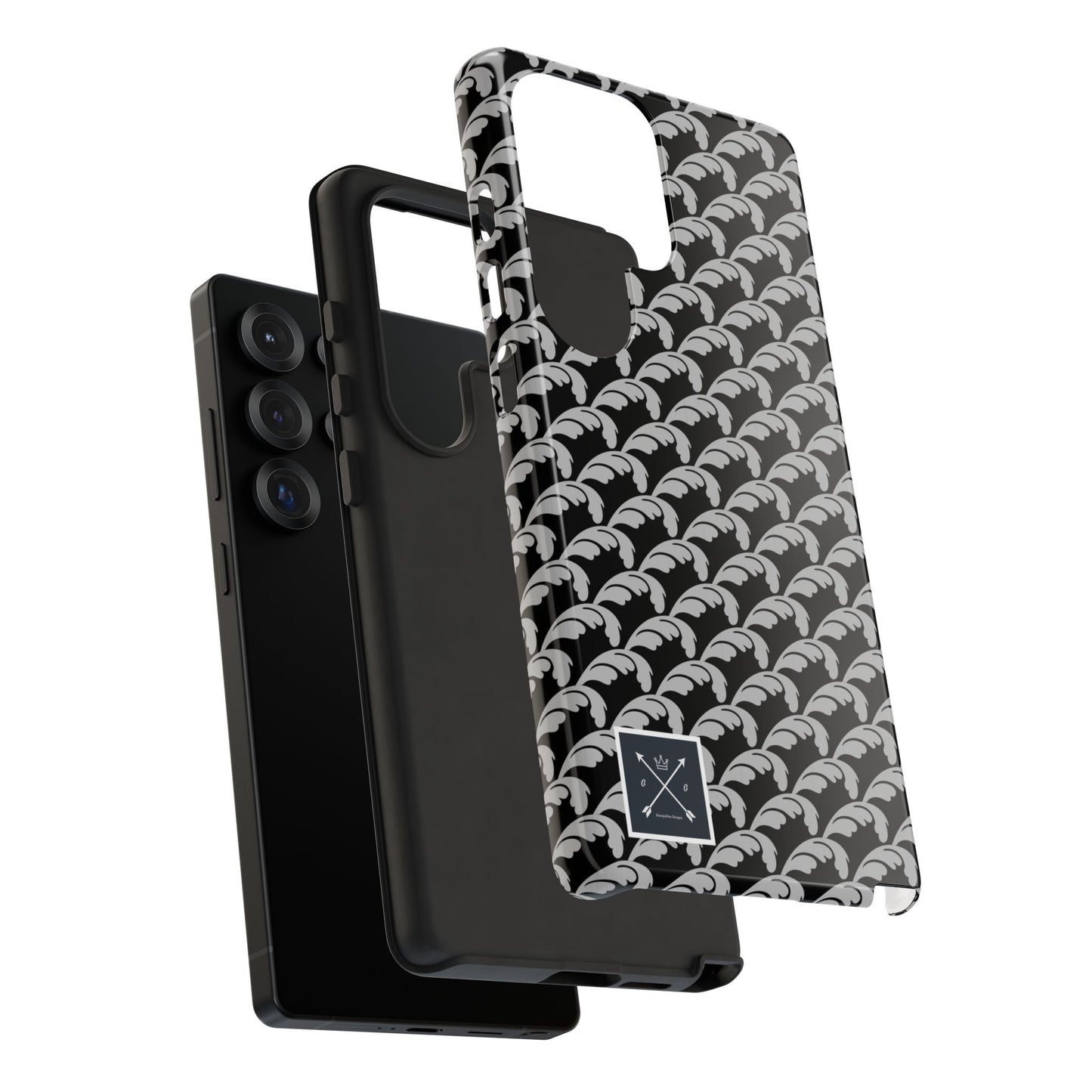 Beautiful Beloved One Flourish (black/silver) - Tough Phone Cases