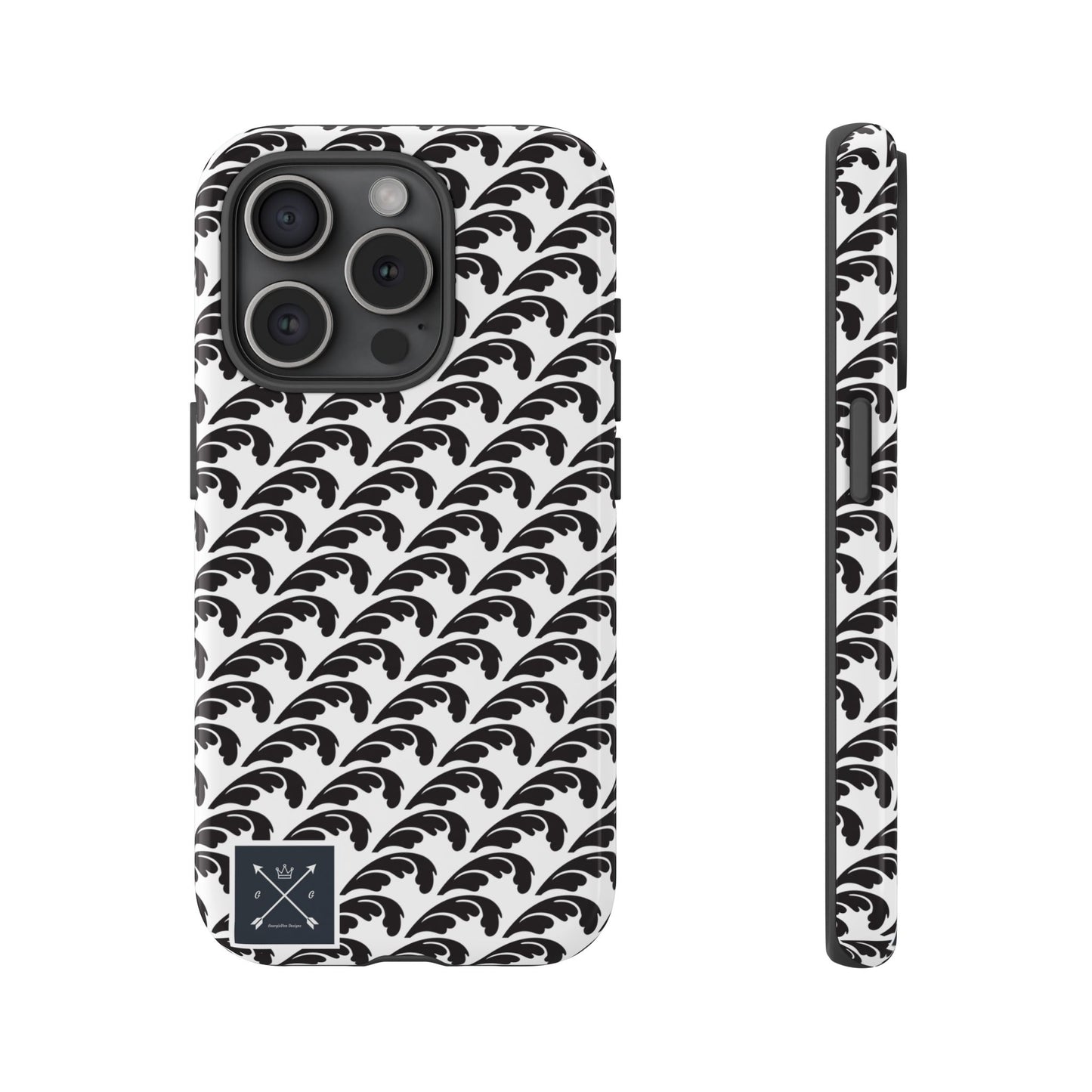 Beautiful Beloved One Flourish (black/white) - Tough Phone Cases