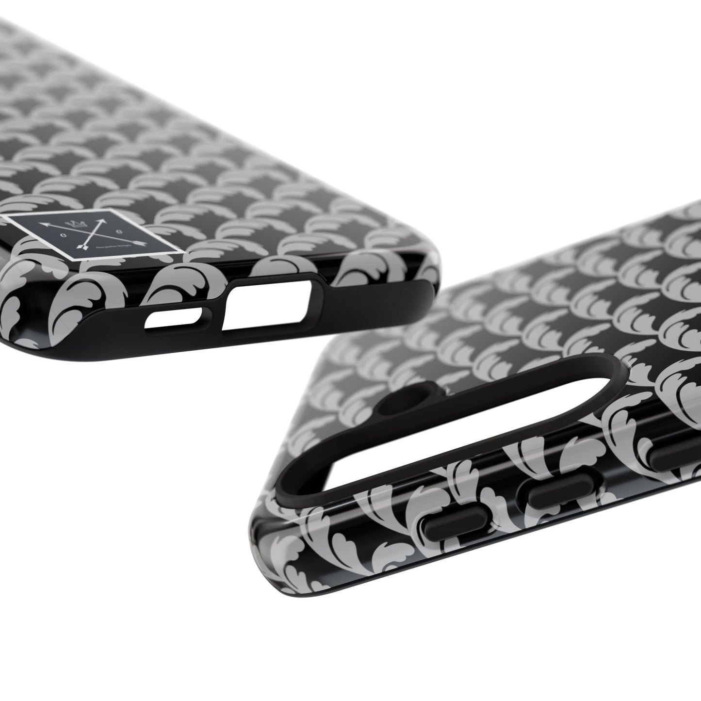 Beautiful Beloved One Flourish (black/silver) - Tough Phone Cases