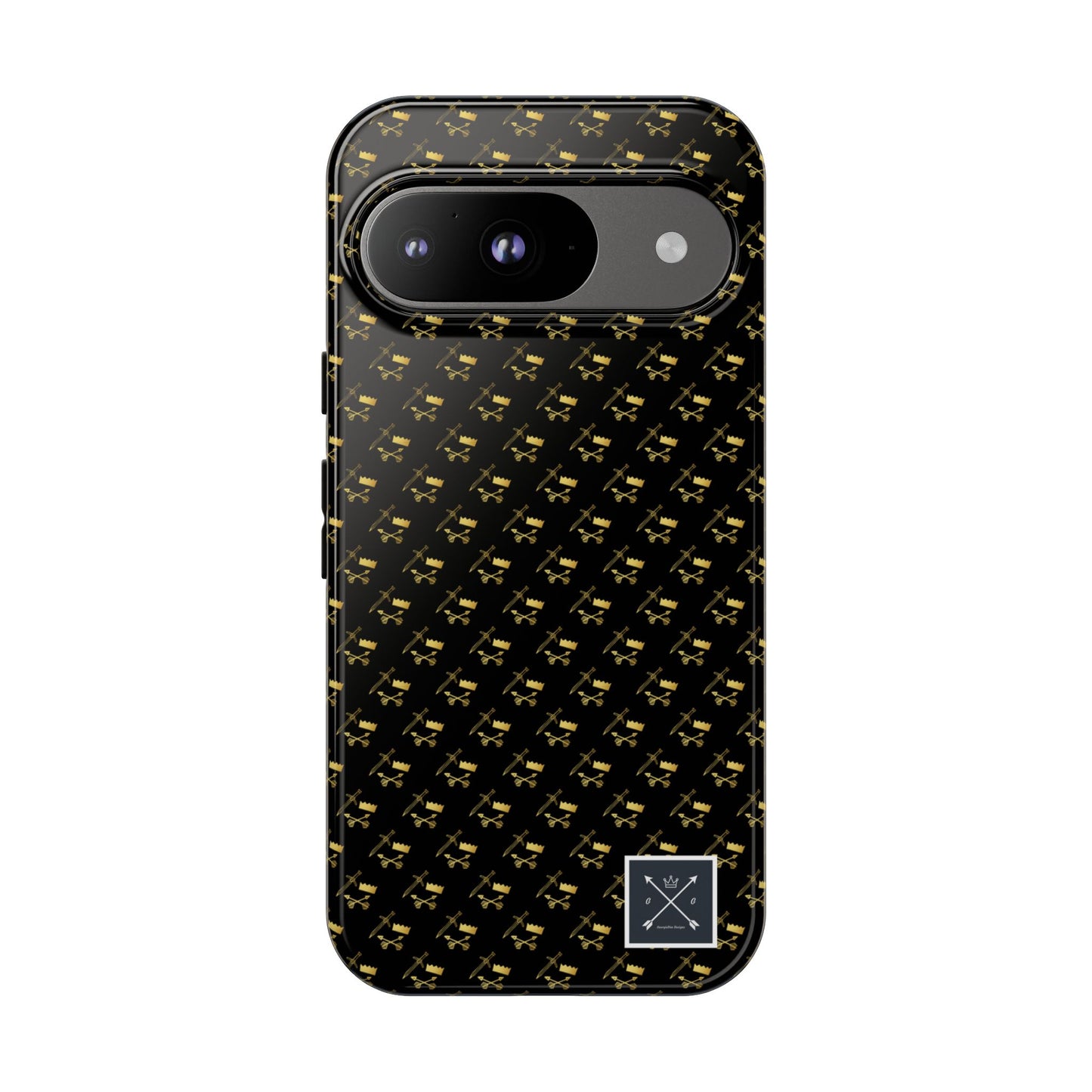 Gold and Bold Warrior Pattern - Tough Phone Cases