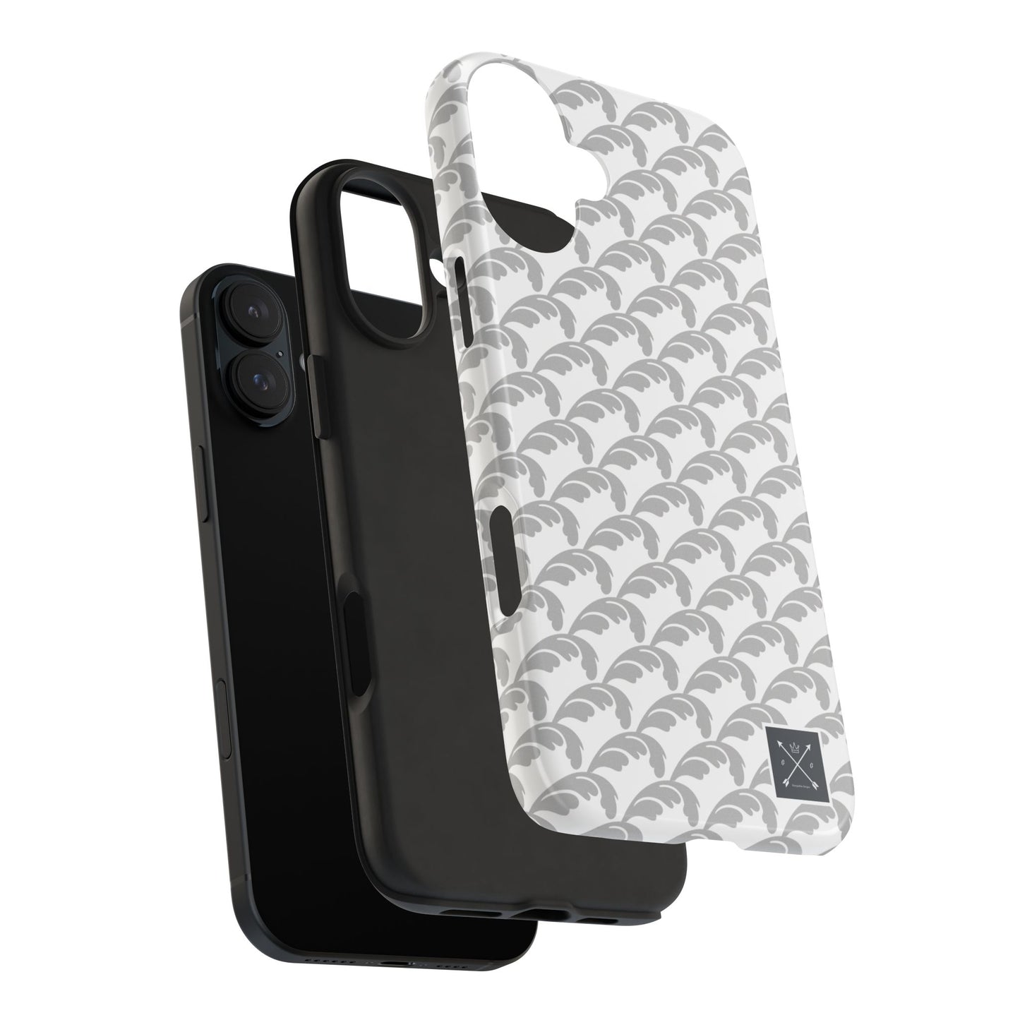 Beautiful Beloved Flourish (white/silver) - Tough Phone Cases
