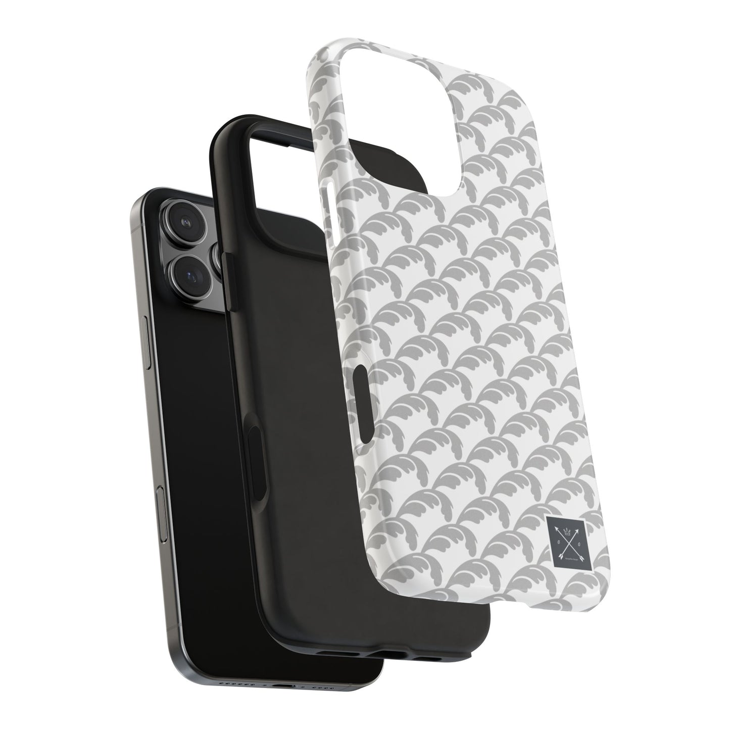 Beautiful Beloved Flourish (white/silver) - Tough Phone Cases